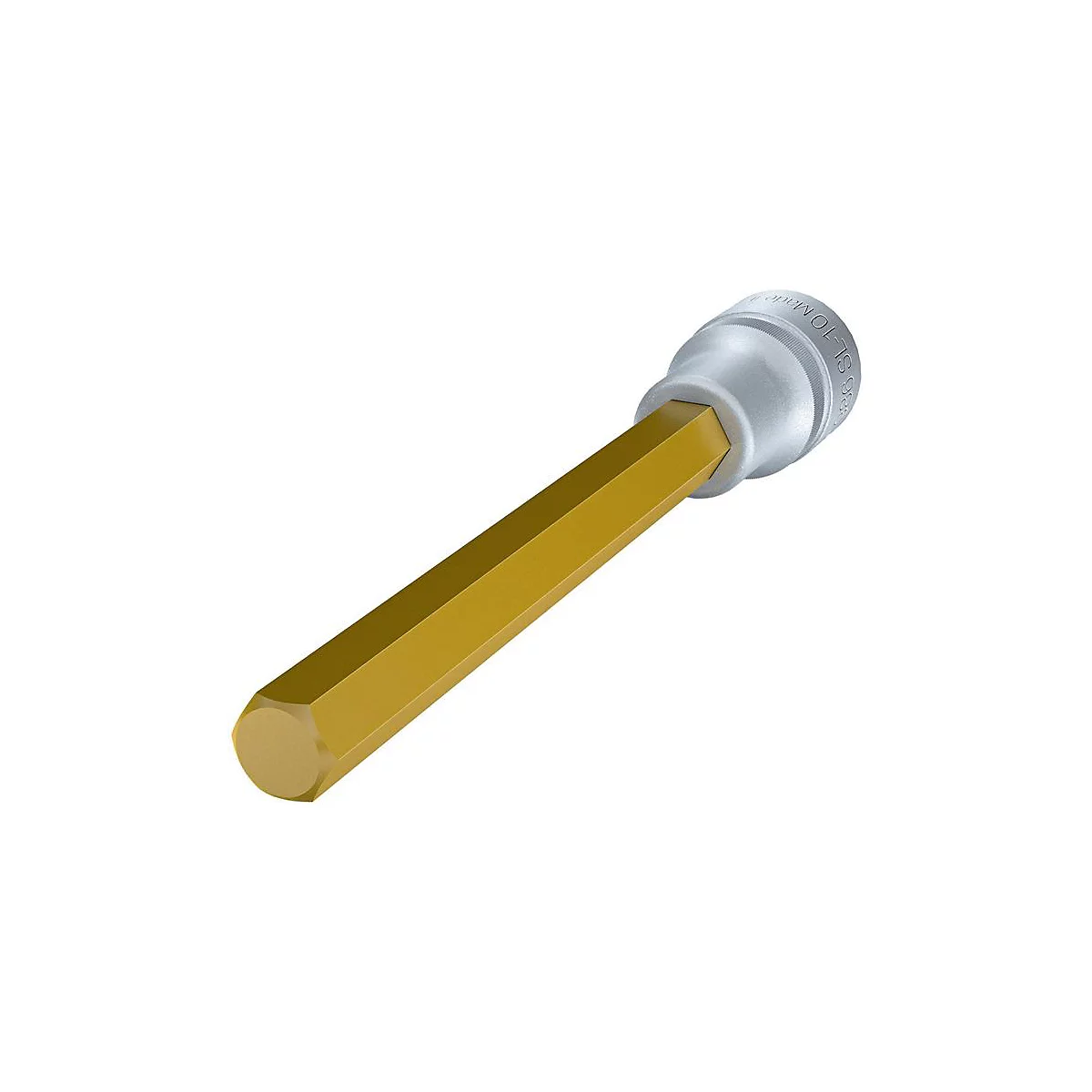 HAZET inbus 986SL-10, 1/2 inch binnenzeskant SW 10 mm, TIN-gecoat, L 140 mm, DIN 7422
