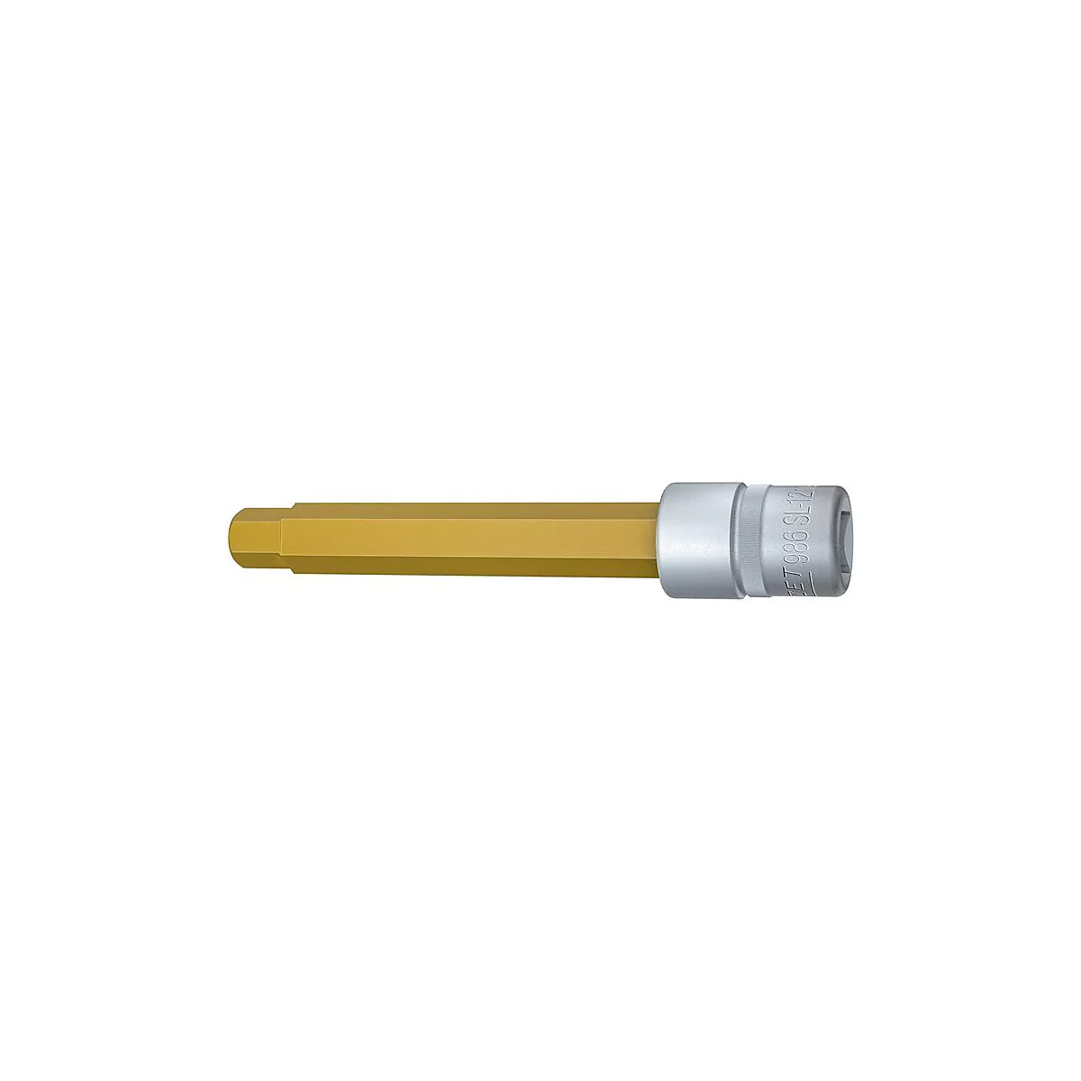 HAZET inbus 986SL-12, 1/2 inch aandrijfvierkant, SW 12 mm, TIN-gecoat, binnenzeskant, DIN 7422