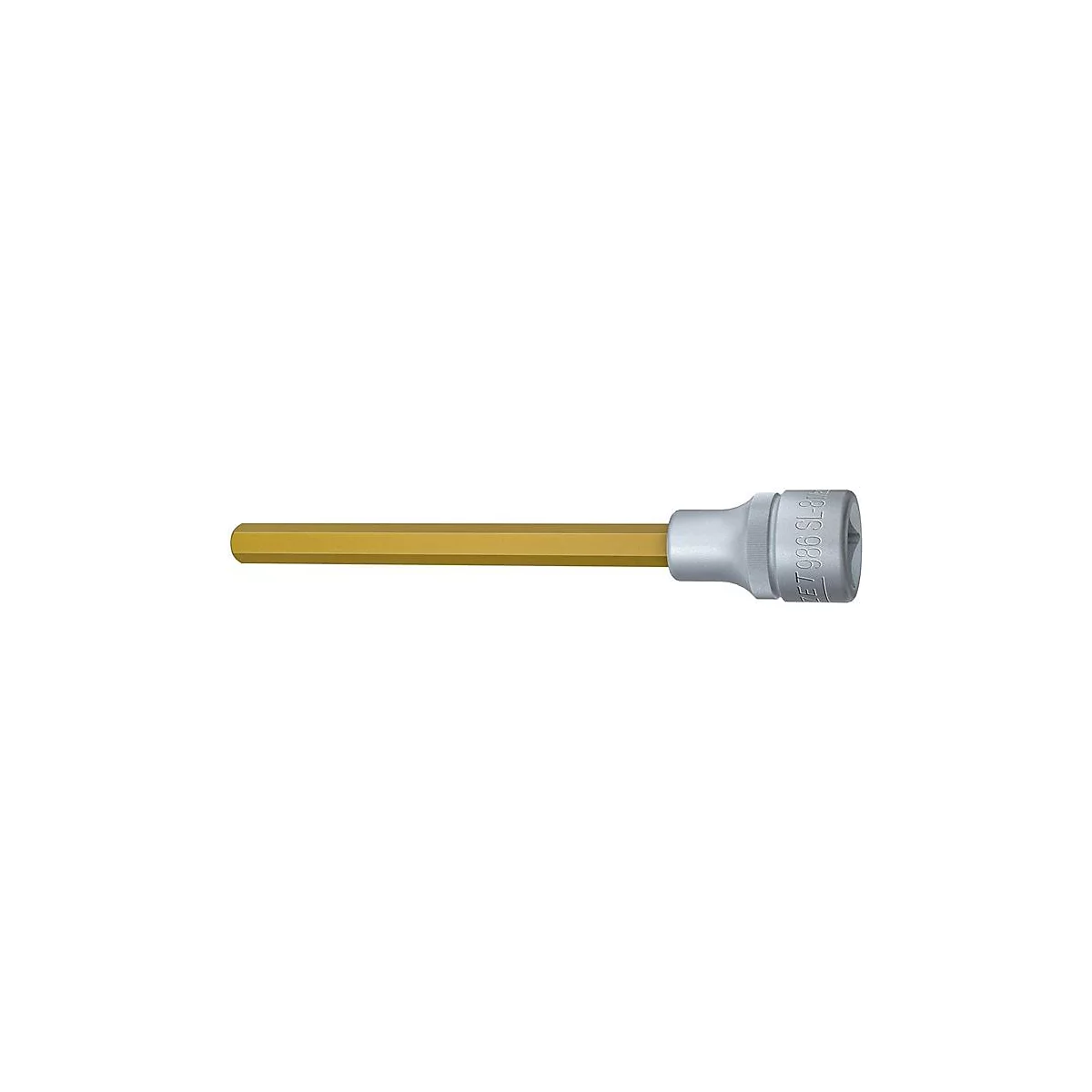 HAZET inbus 986SL-8, 1/2 inch, binnenzeskant SW 8 mm, TIN-gecoat, L 140 mm, speciaal staal, DIN 7422