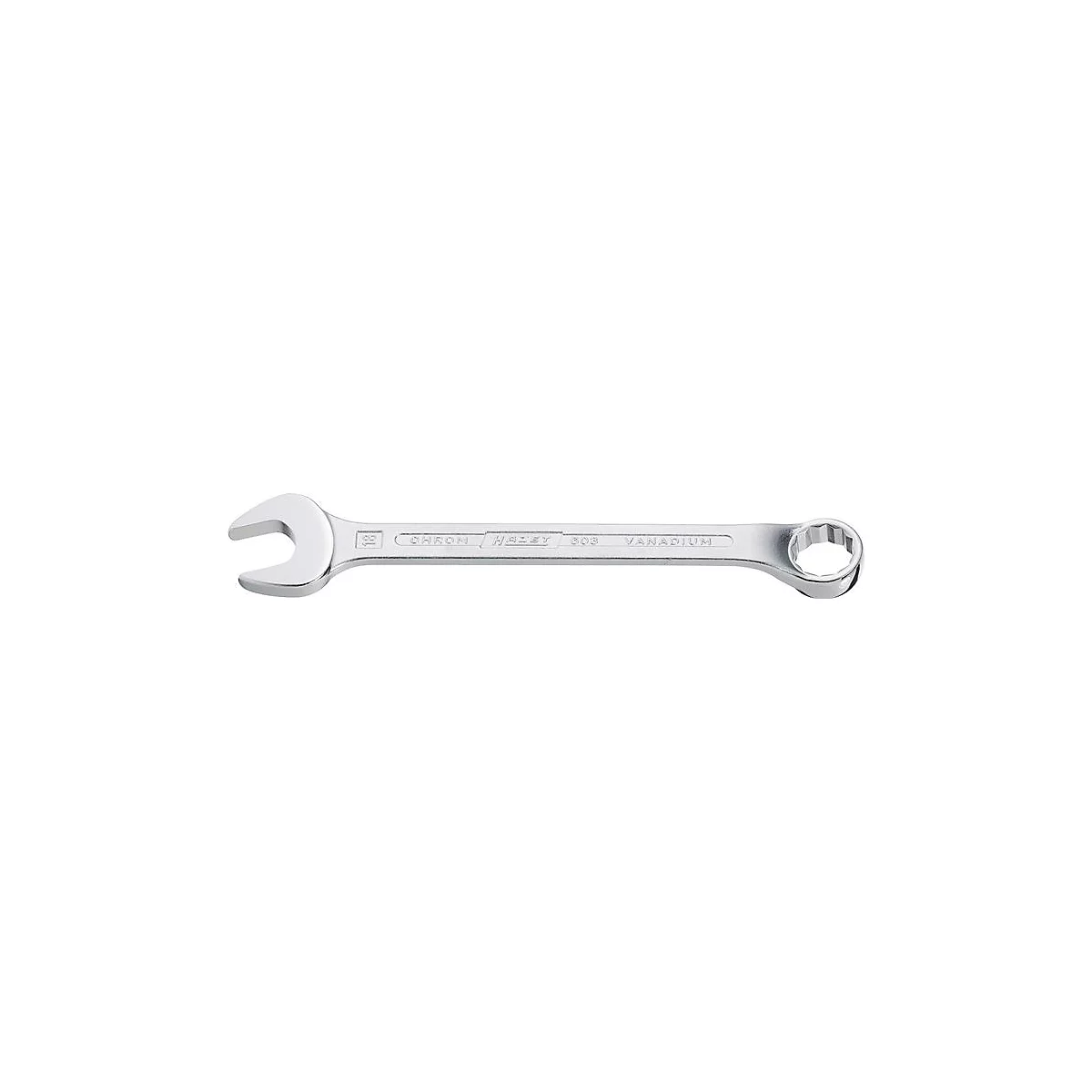 HAZET Ringmaulschlüssel 603, SW 18 mm, L 210 mm, Form B, CV-Stahl, verchromt