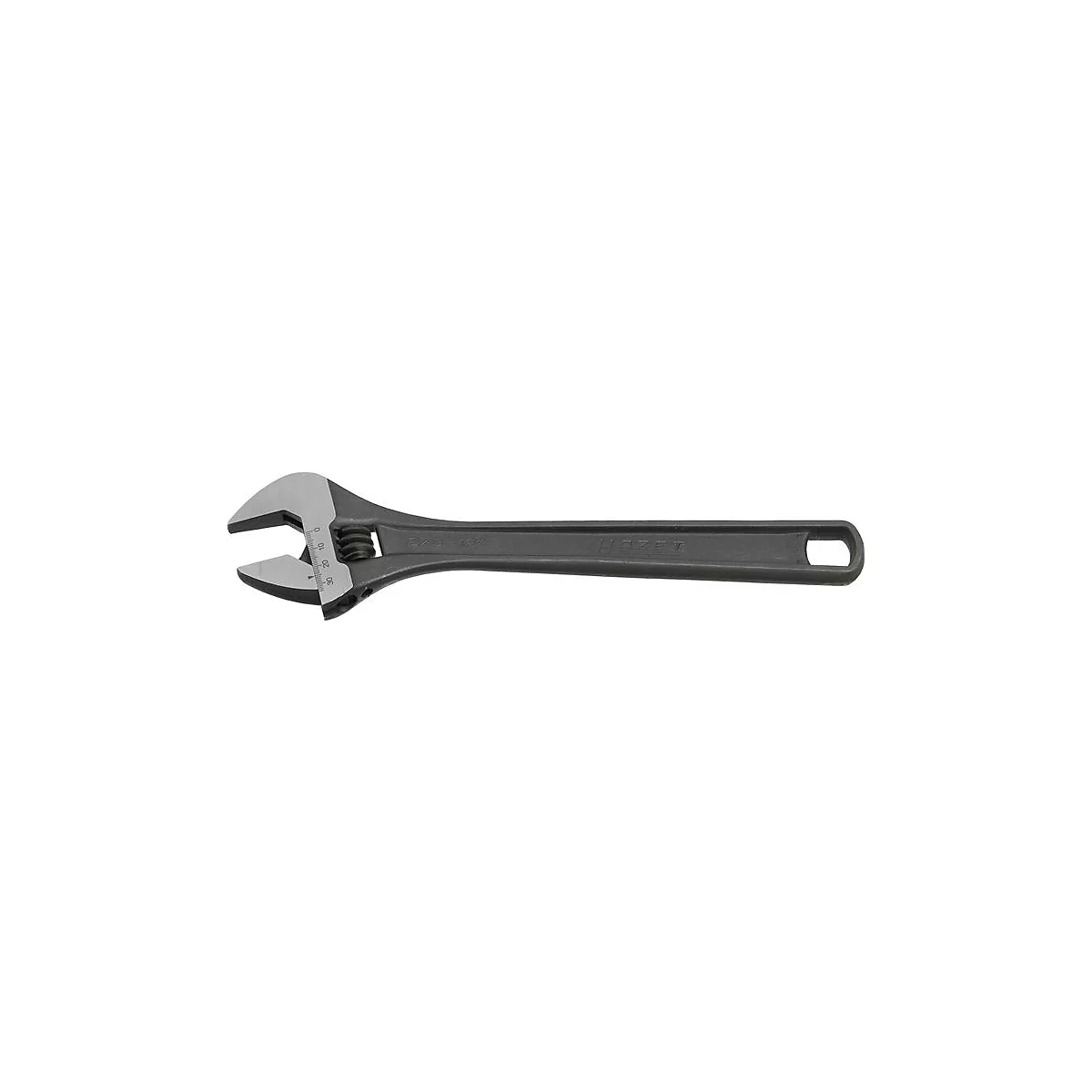 HAZET Rollgabelschlüssel 279-8, max. 29 mm, L 206 mm, phosphatiert, Kopf poliert, CV-Stahl, Einstellskala