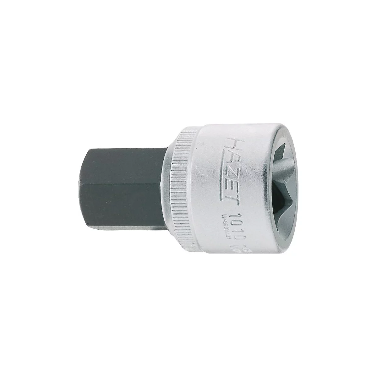 HAZET Steckschlüsseleinsatz 1010-19, 3/4 Zoll, SW 19 mm, CV-Stahl, DIN 7422, Spitze brüniert