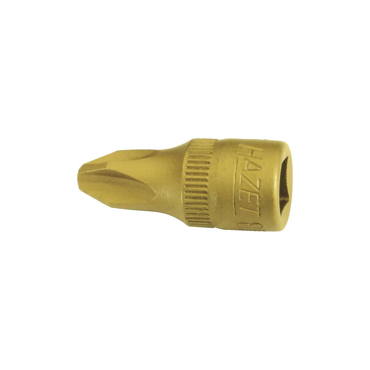 HAZET Steckschlüsseleinsatz 8506, 1/4 Zoll PH3, L 28 mm, CV-Stahl, TIN-beschichtet, ISO 8764-1
