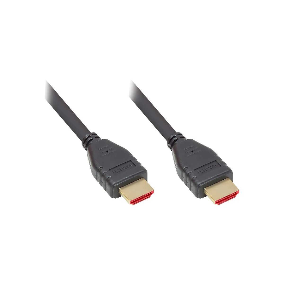 HDMI 2.1 Kabel Good Connections, Ultra-High-Speed, bis 8K/UHD-2, vergoldete Kontakte, Länge 1 m, schwarz