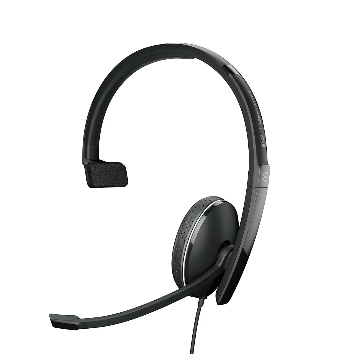 Headset EPOS|Sennheiser ADAPT 135 USB-C II, einseitig, USB-C, UC-optimiert, 3,5 mm Klinkenstecker, Ohrpolster aus Kunstleder, schwarz