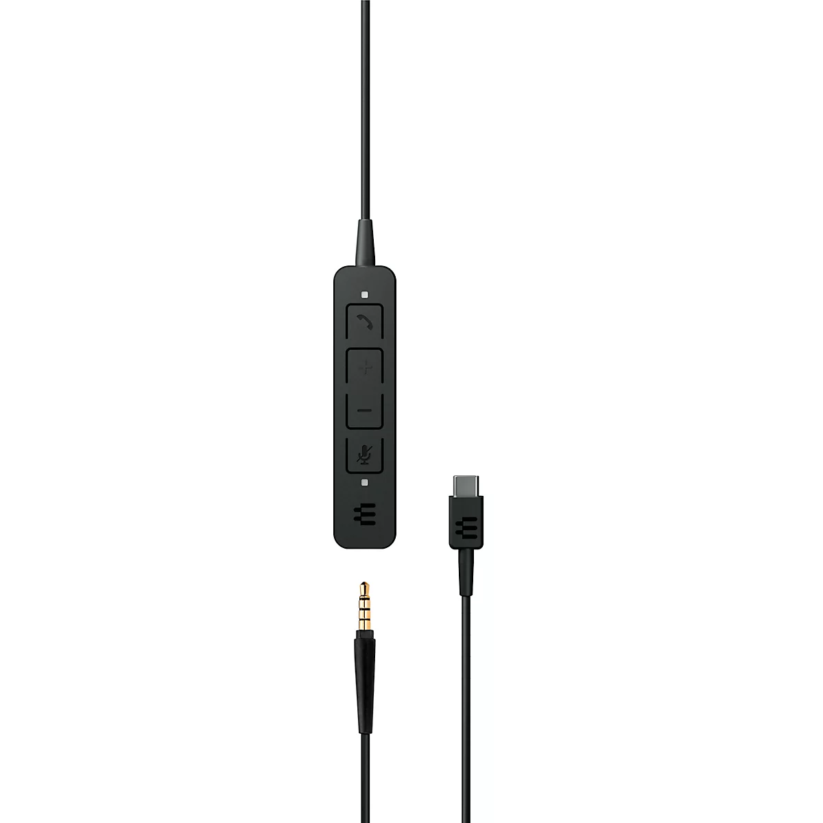 Headset EPOS|Sennheiser ADAPT 135 USB-C II, einseitig, USB-C, UC-optimiert, 3,5 mm Klinkenstecker, Ohrpolster aus Kunstleder, schwarz