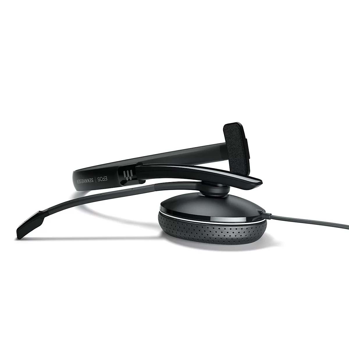 Headset EPOS|Sennheiser ADAPT 135T USB-C II, einseitig, USB-C, UC-optimiert & zertifiziert für Microsoft Teams, 3,5 mm Klinkenstecker, Ohrpolster aus Kunstleder, schwarz