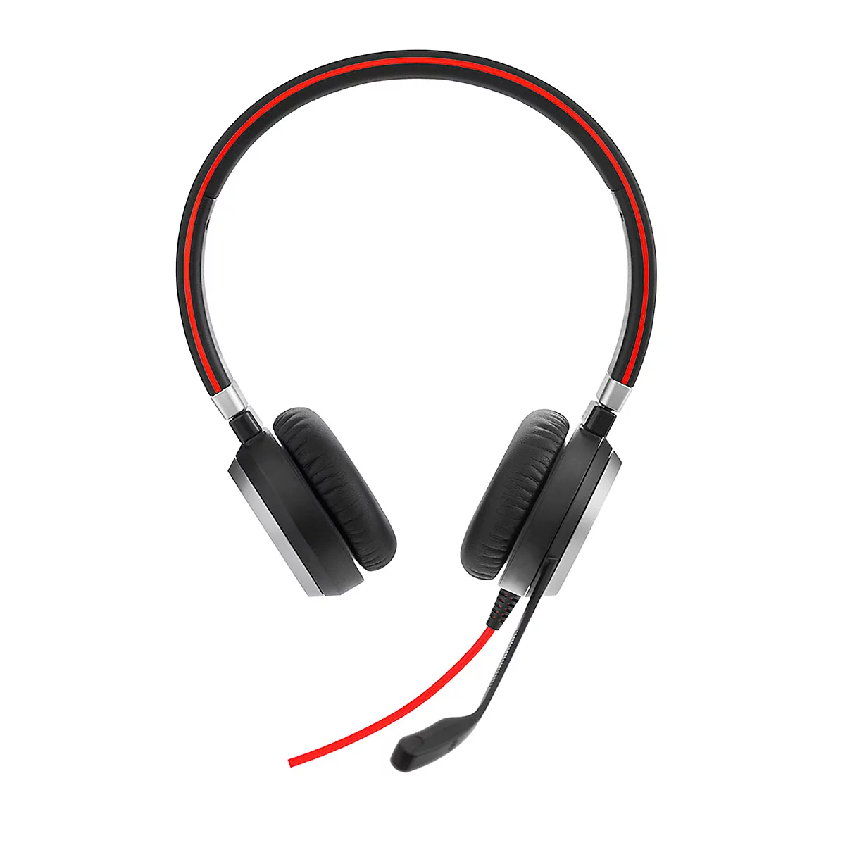 Headset Jabra Evolve 40, bedraad, USB 2.0/3.0/3.5 mm Jack, passieve ruisonderdrukking, Busylight, stereo