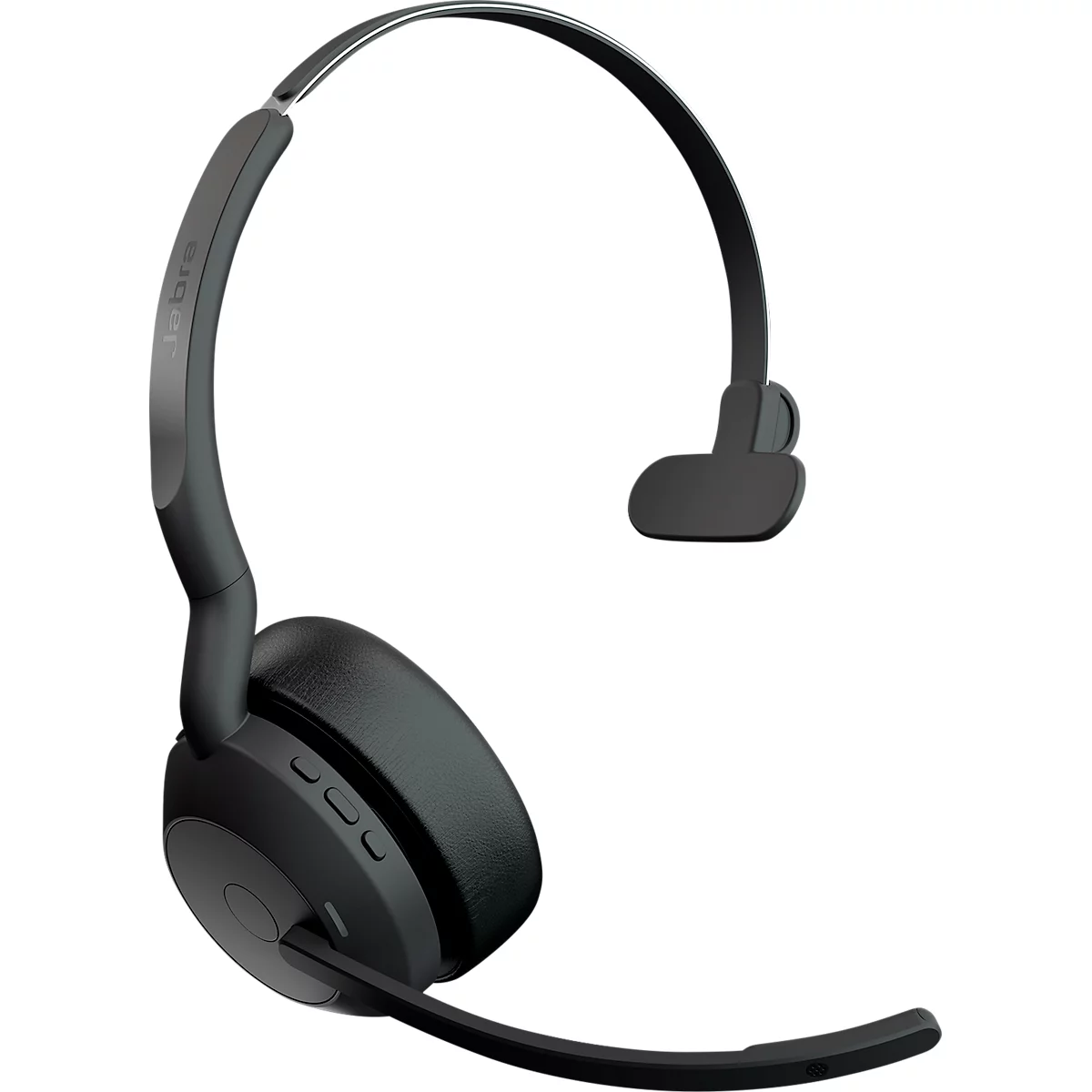 Headset Jabra Evolve2 55 link380c Mono, Reichweite bis 30 m, bis 10 h, UC-optimiert, schwarz