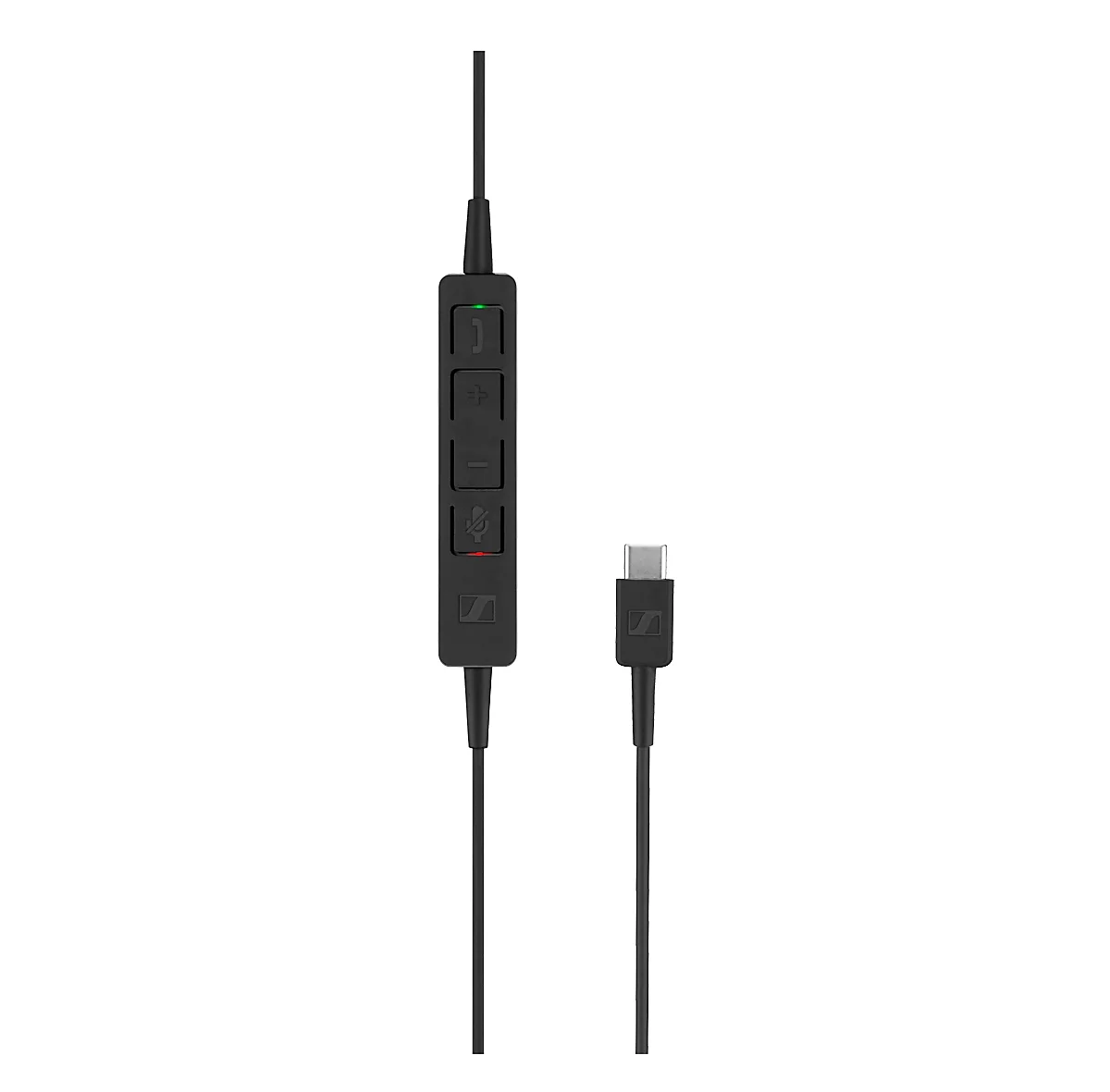 Headset Sennheiser SC 160 USB-C, binaural, große Ohrpolster, In-Line Call Control