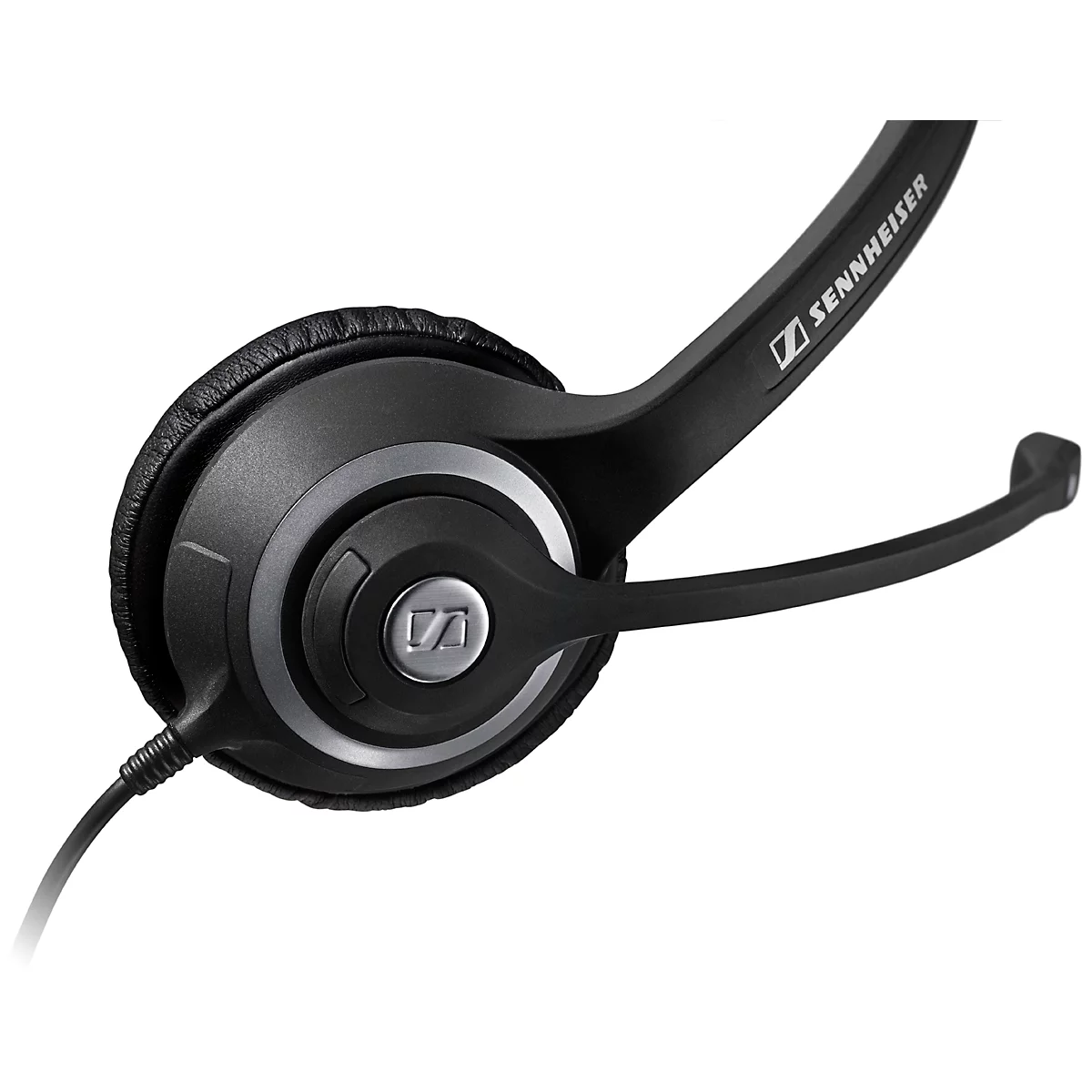 Headset Sennheiser SC 260, kabelaansluiting, stereogeluid, koptelefoon verstelbaar en telefoonadapter CEHS-DHSG