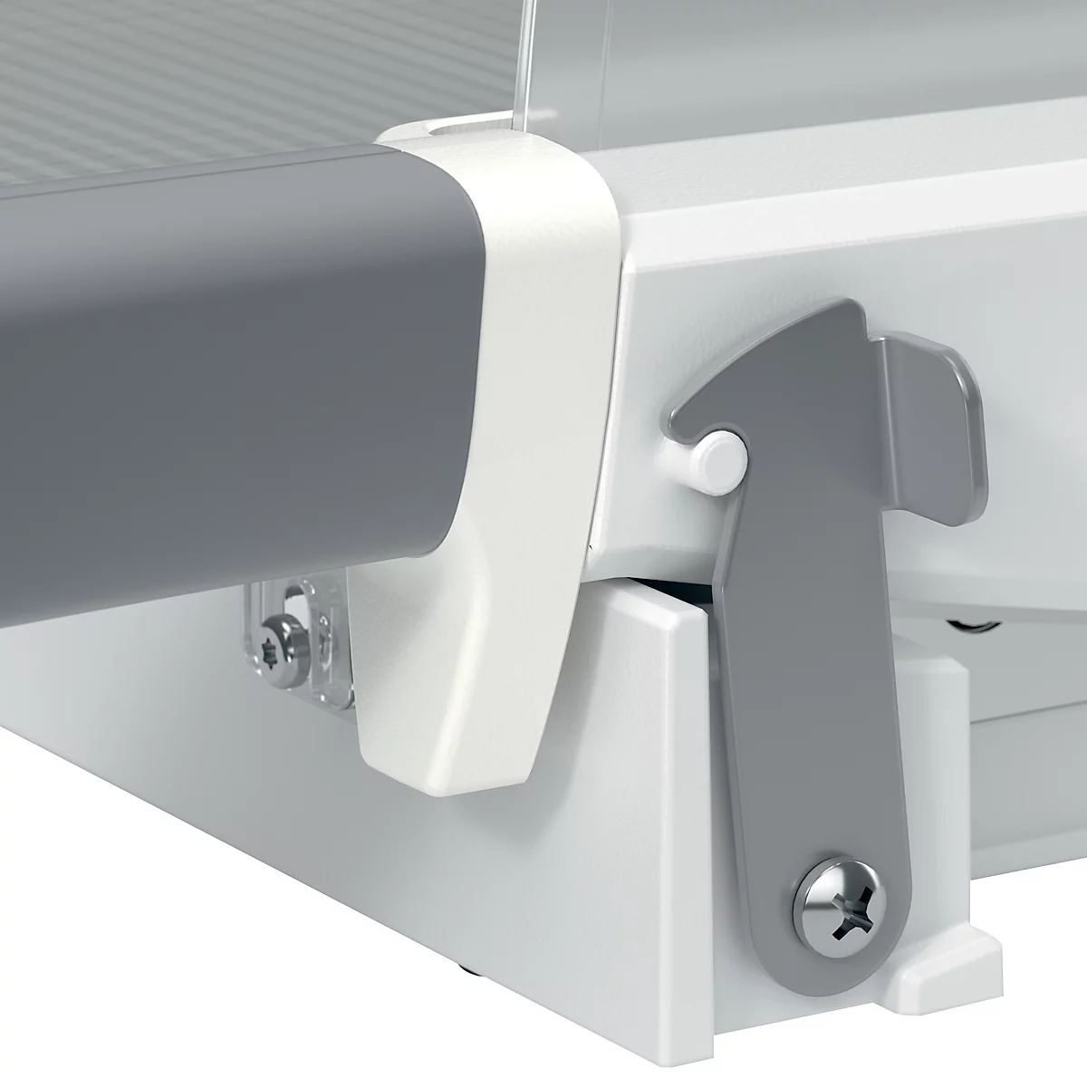 Hebelschneider Leitz Precision Office A4+, bis A4, bis 15 Blatt, beleuchtete Schneidkante, Ableselineal, Klingenschutz, Edelstahl und Glas
