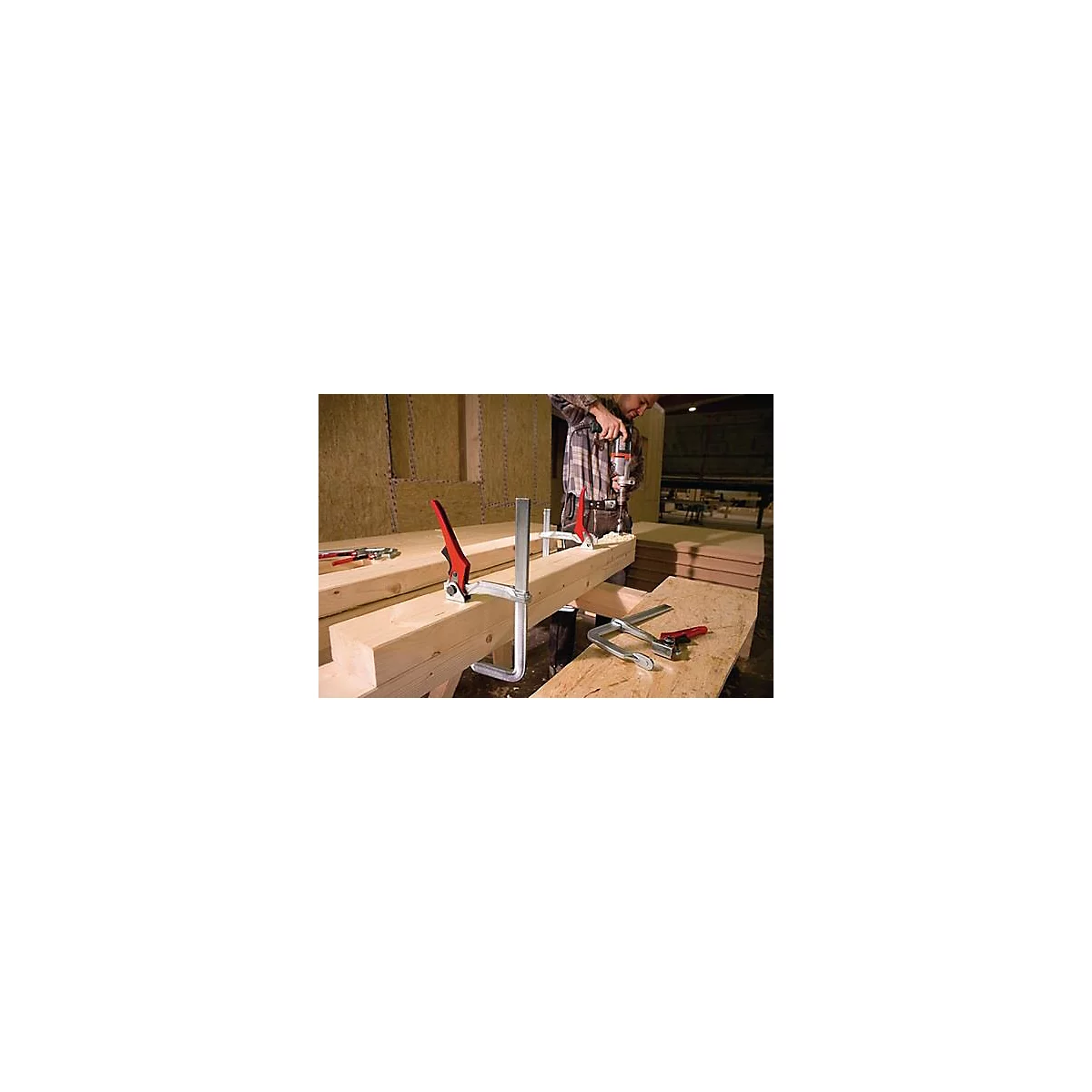 Hebelzwinge GH Spann-W.200mm A.100mm Spannkraft b.zu 8500 N