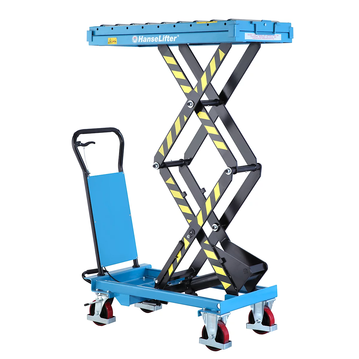 Heftafel 300 kg incl. afneembare rollenset