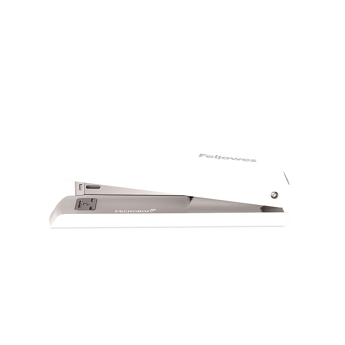 Heftgerät Fellowes LX820™, Vollstreifen, bis 20 Blatt, 24/6- o. 26/6-Heftklammern, antibakterielle Microban® Technologie, weiß