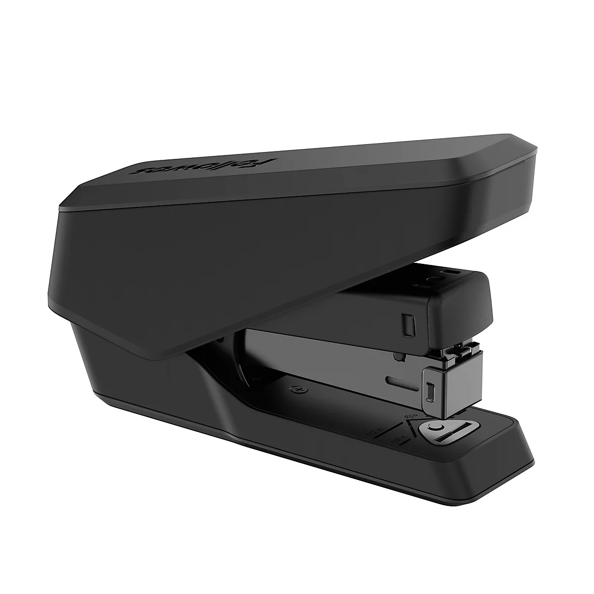 Heftgerät Fellowes LX840™, Halbstreifen, bis 25 Blatt, 24/6- o. 26/6-Heftklammern, antibakterielle Microban® Technologie, schwarz