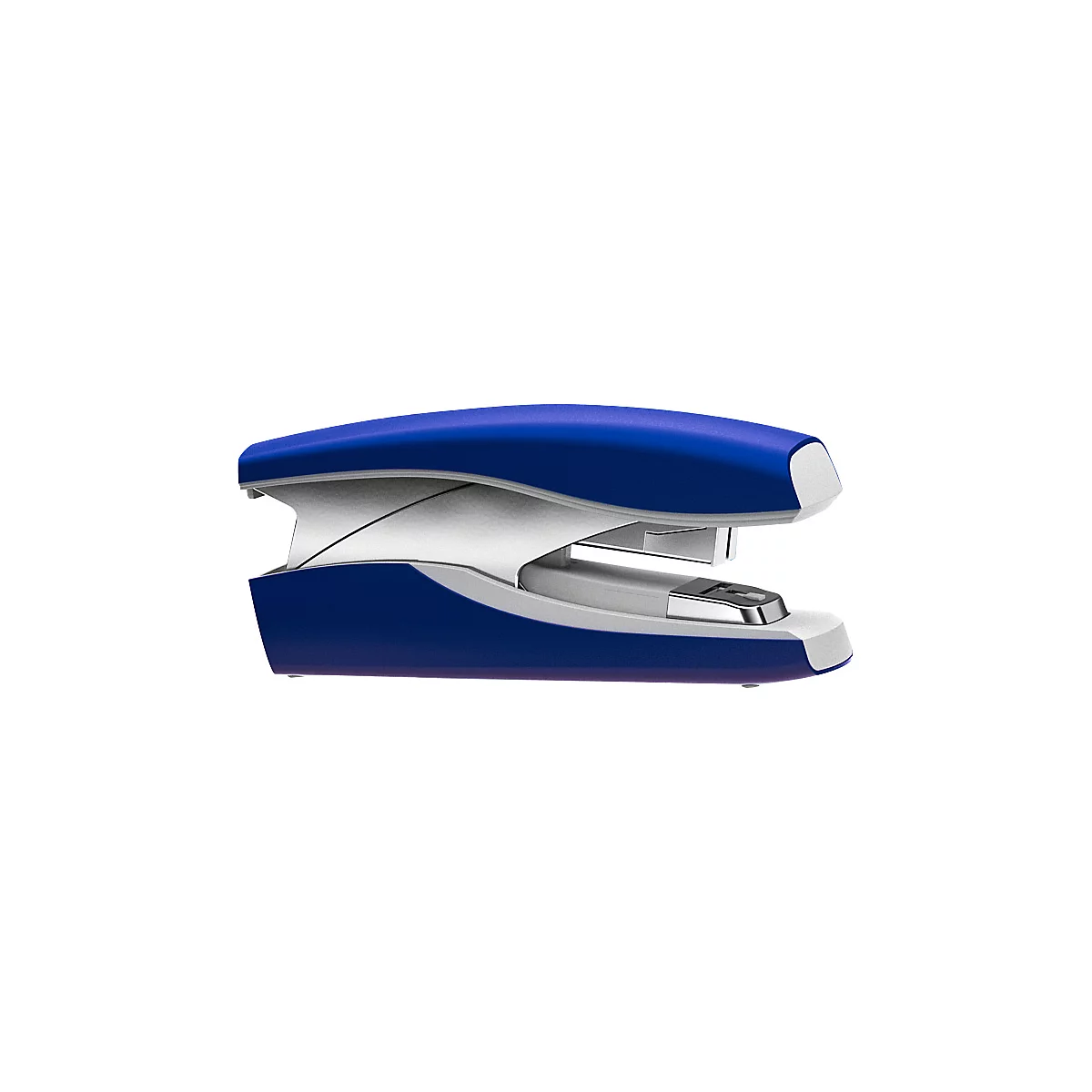 Heftgerät Leitz New NeXXt Softpress, Metall, 30 Blatt / 3 mm, mit 200 Heftklammern, blau