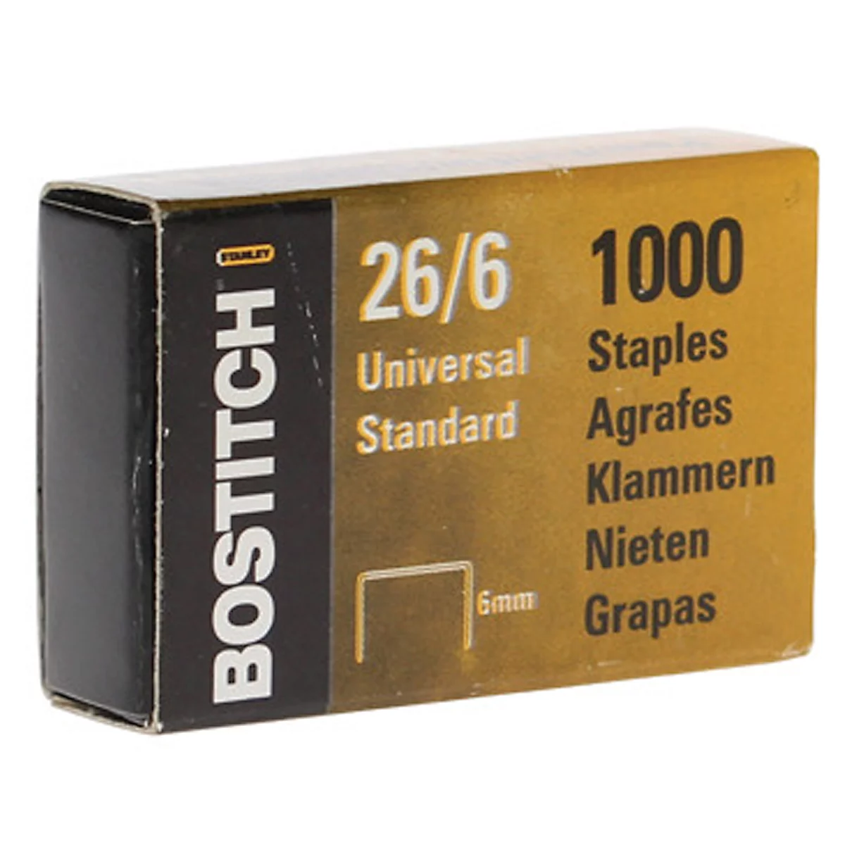 Heftklammern 26/6, für Heftgerät B440/440LR/B3000/B3100, 1000 Stück