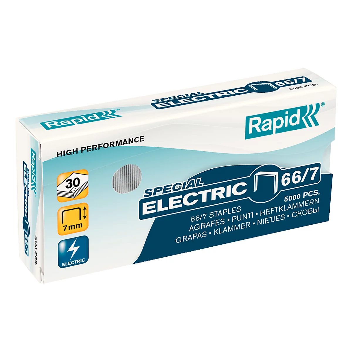 Heftklammern 66/7 für Elektrohefter, 5000 Stück
