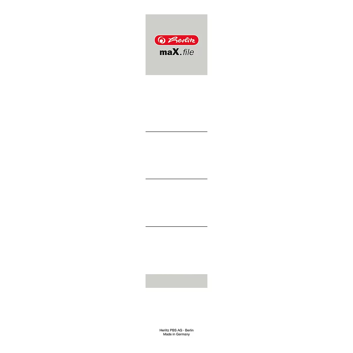 herlitz nature rugetiket, rugbreedte 50 mm, zelfklevend, 10 stuks