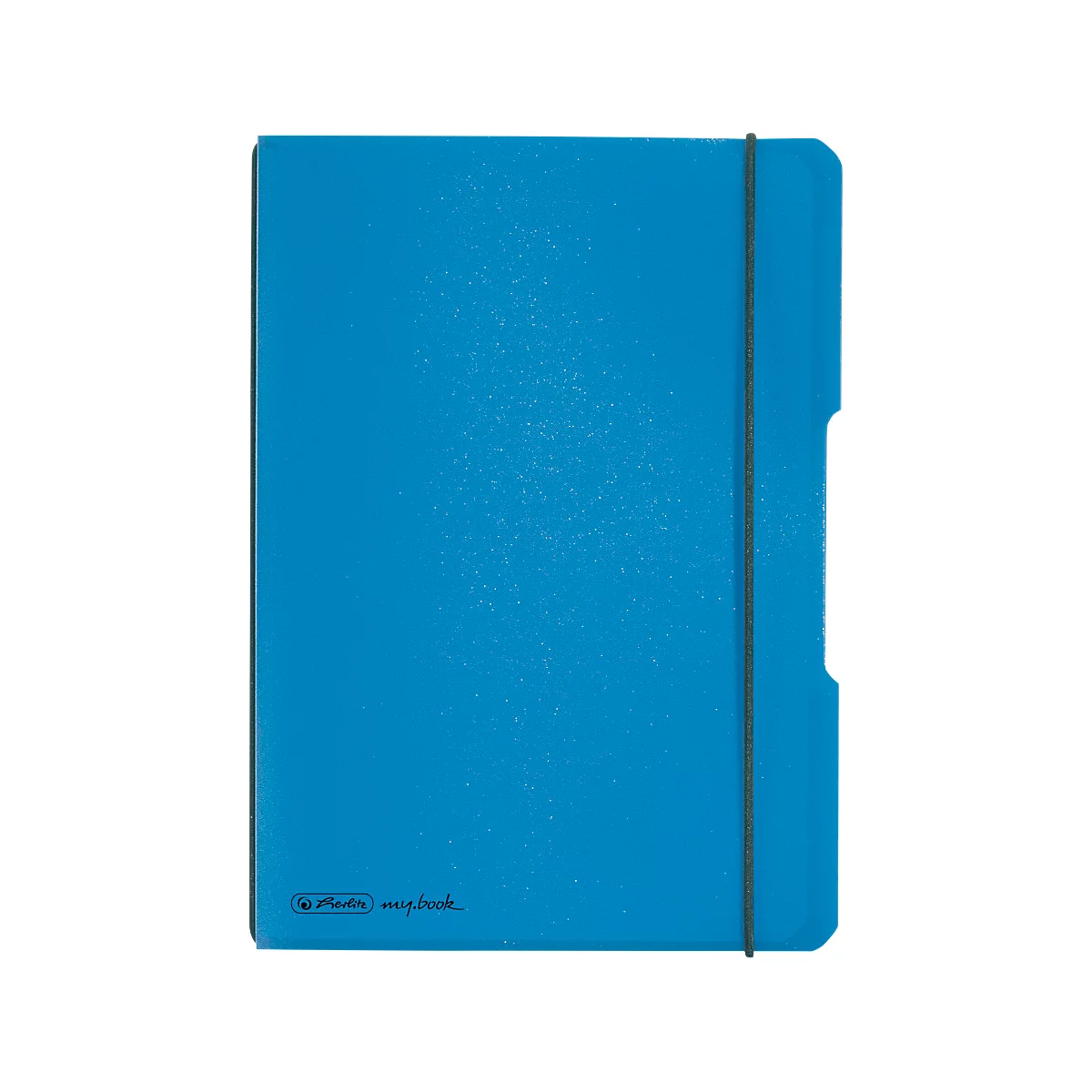 Herlitz notitieboekje my.book, formaat A5, kunststof, 40 geruite vellen, blauw