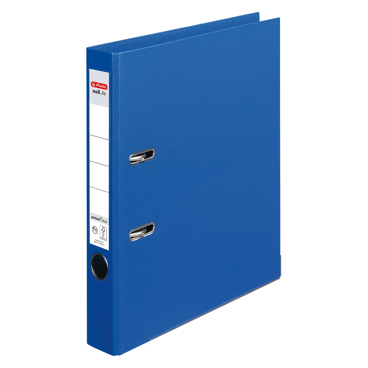herlitz ordner maX.file protect plus, A4, rugbreedte 50 mm, blauw