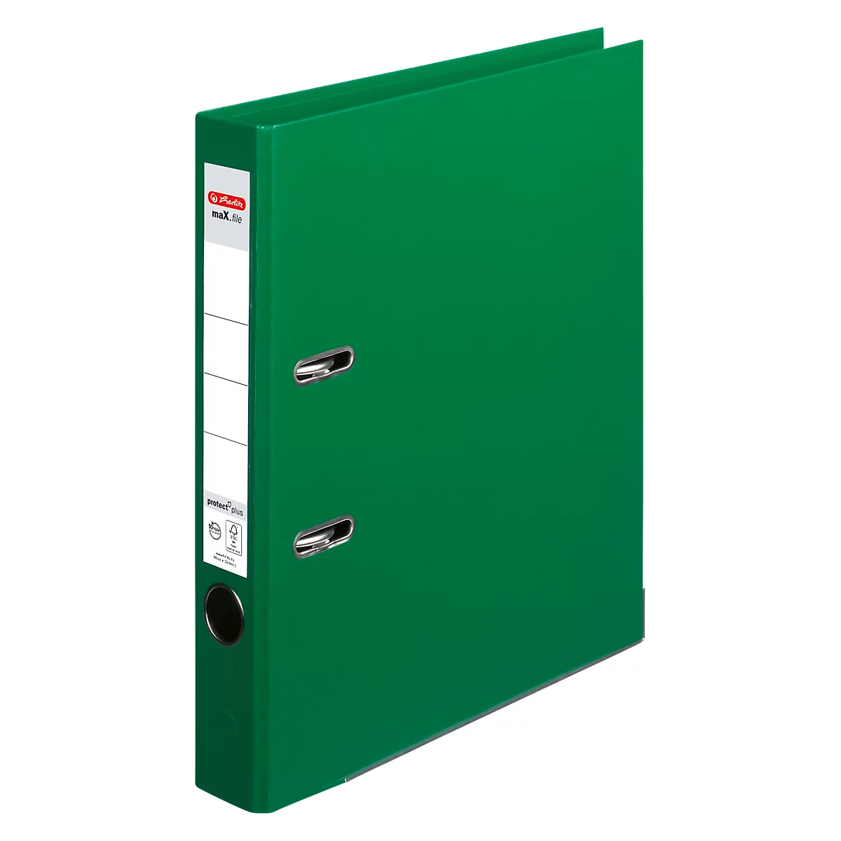 herlitz ordner maX.file protect plus, A4, rugbreedte 50 mm, groen