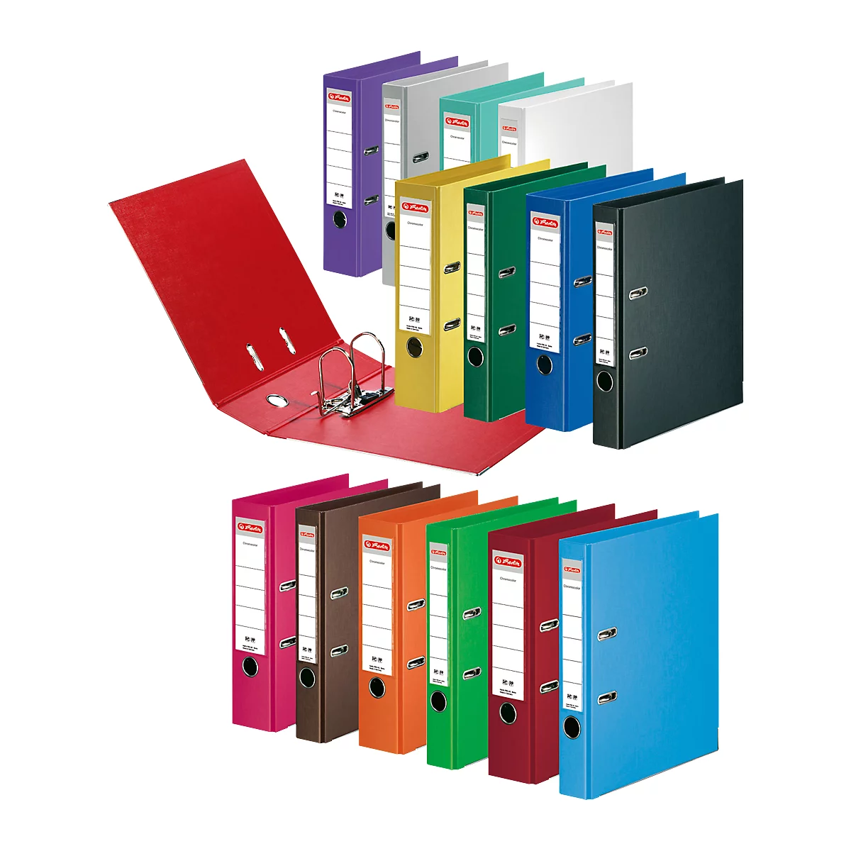 herlitz Ordner maX.file protect plus, DIN A4, Rückenbreite 50 oder 80 mm