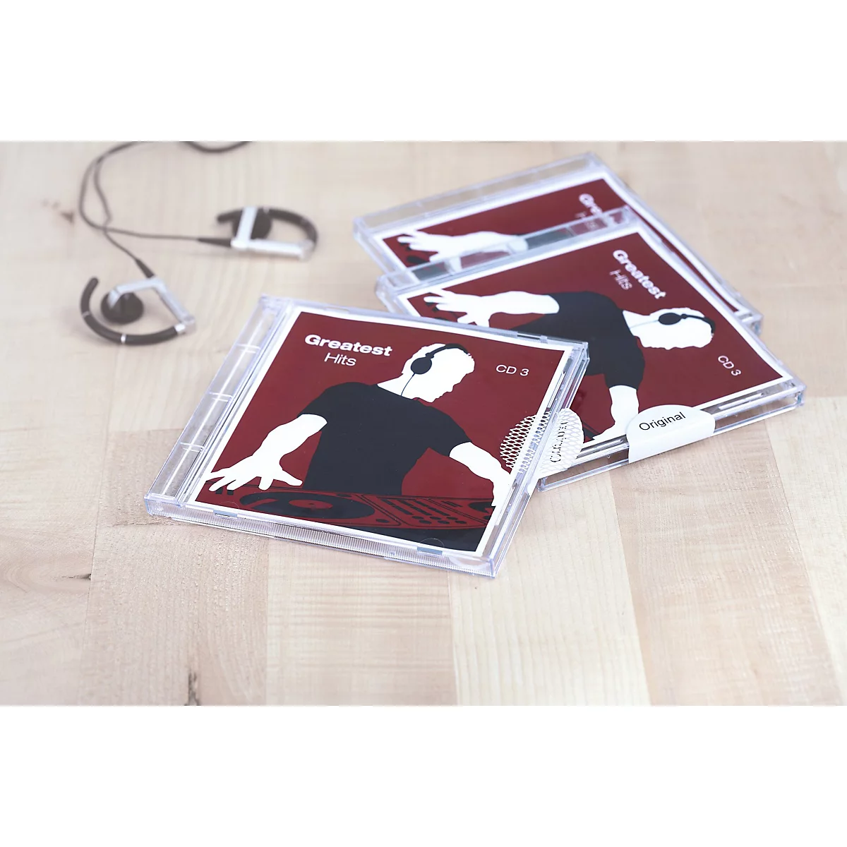 Blauw hangslot in een cirkel, met de tekst 'Safe in every way'.