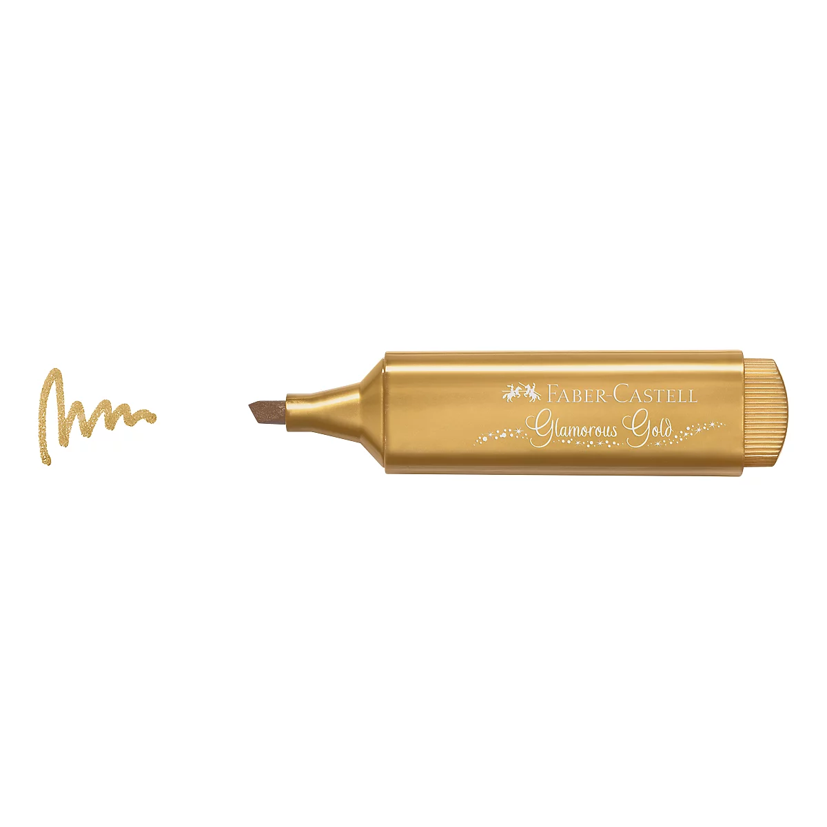 Highlighter TL 46 Metaal, 3 lijndiktes: 1/2/5 mm, inkt op waterbasis, 10 stuks, goud