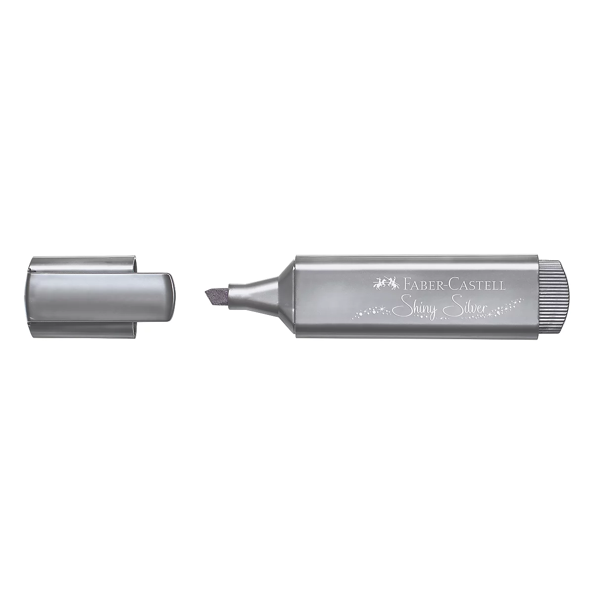 Highlighter TL 46 Metaal, 3 lijndiktes: 1/2/5 mm, inkt op waterbasis, 10 stuks, zilver