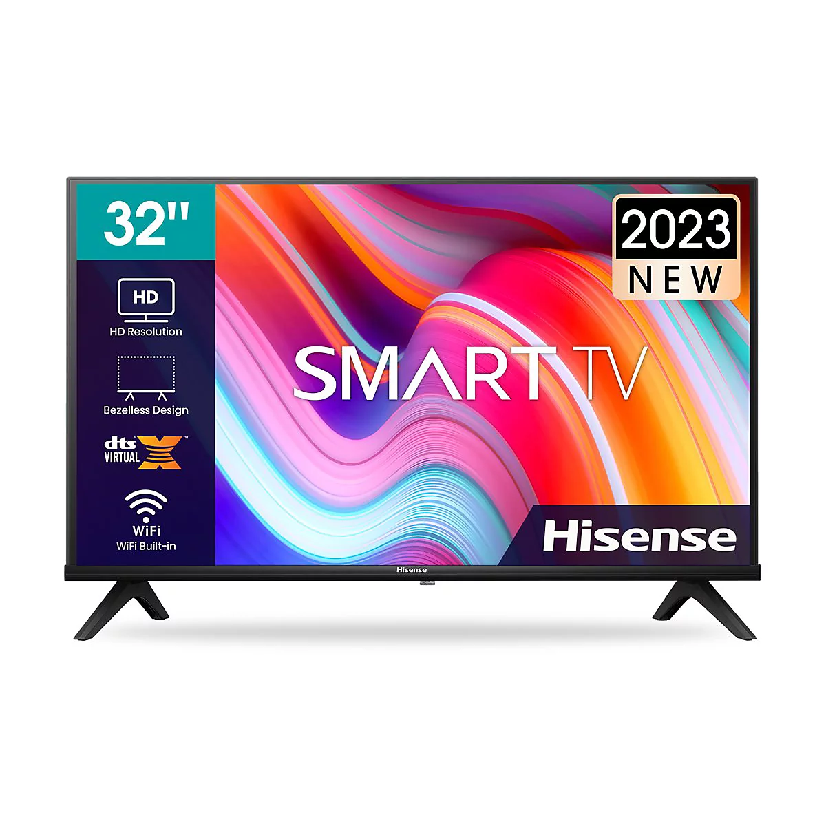 Hisense 32A4K - 82 cm (32') Diagonalklasse A4K Series LCD-TV mit LED-Hintergrundbeleuchtung - Smart TV - VIDAA - 720p 1366 x 768 - Direct LED