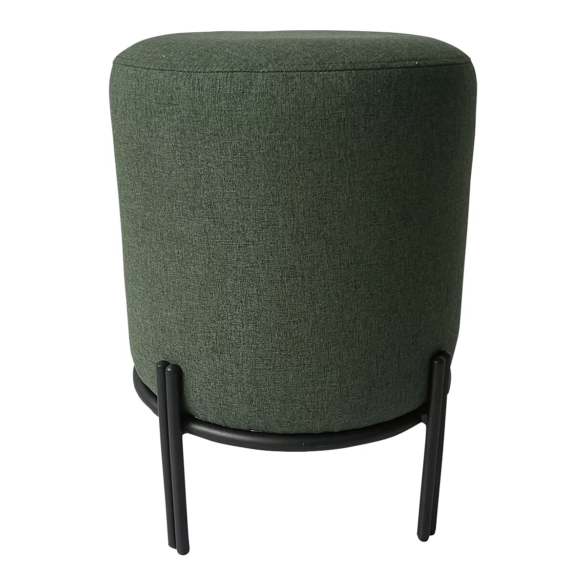 Hocker Paperflow Nest, mit Schutzkappen, Polyester & Stahl, grün