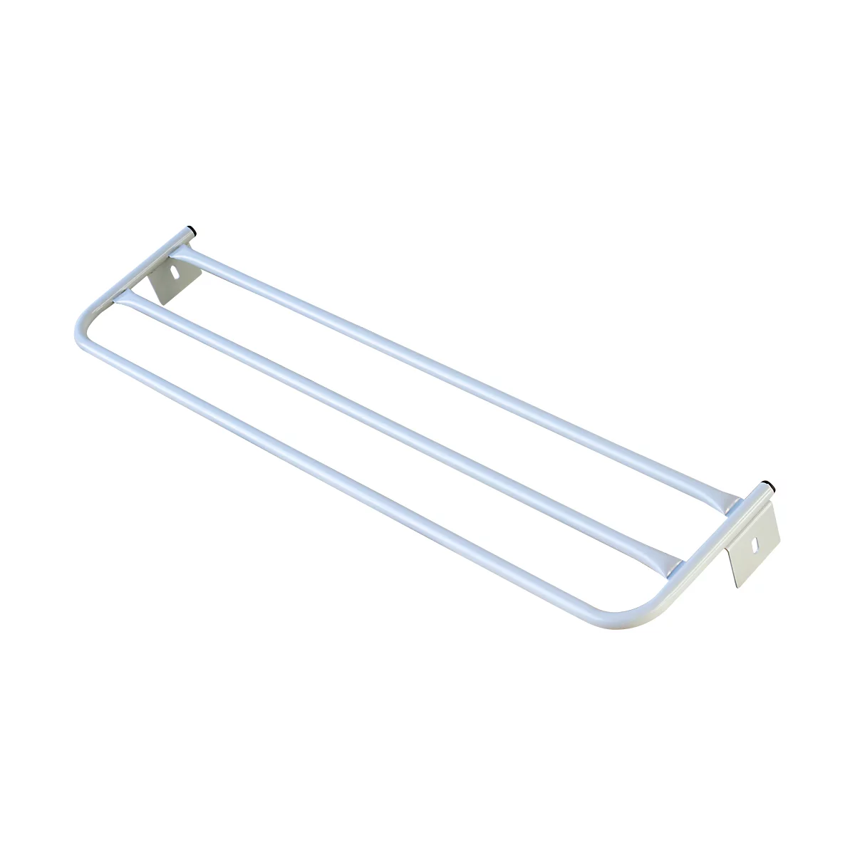Hoedenplank voor kleedkamerbank, rvs, 2000 mm lang