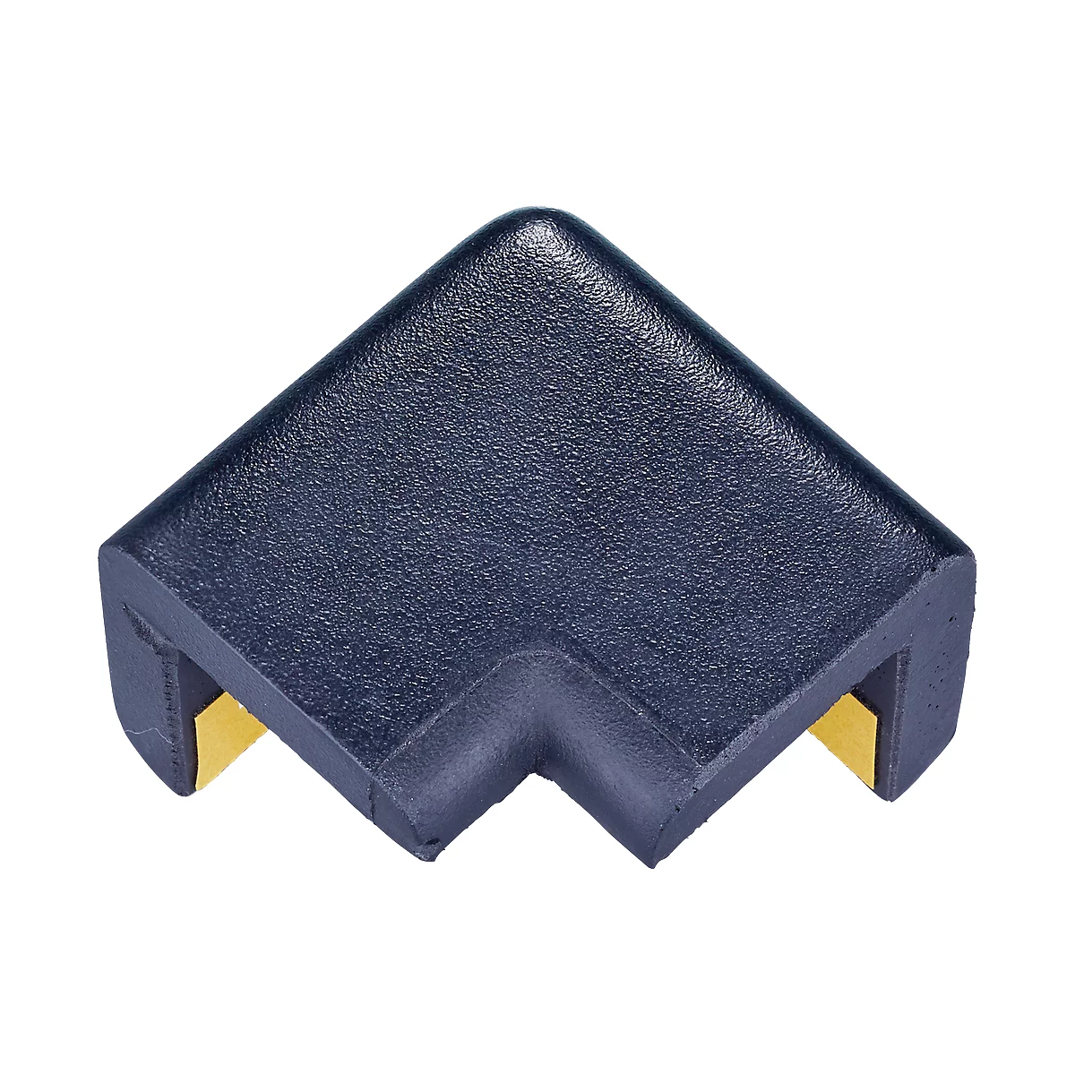 Hoekbeschermer voor Knuffi hoekbeschermprofiel type H, L 42 x B 22 mm, zelfklevend, PU-schuim, 2-benig, zwart