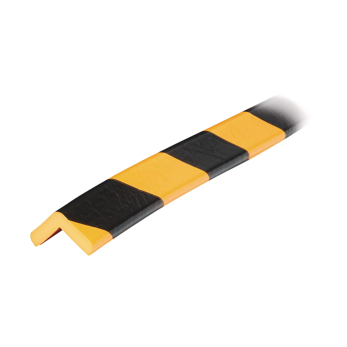 Hoekbeschermprofiel type E, 1 m/stuk, geel/zwart