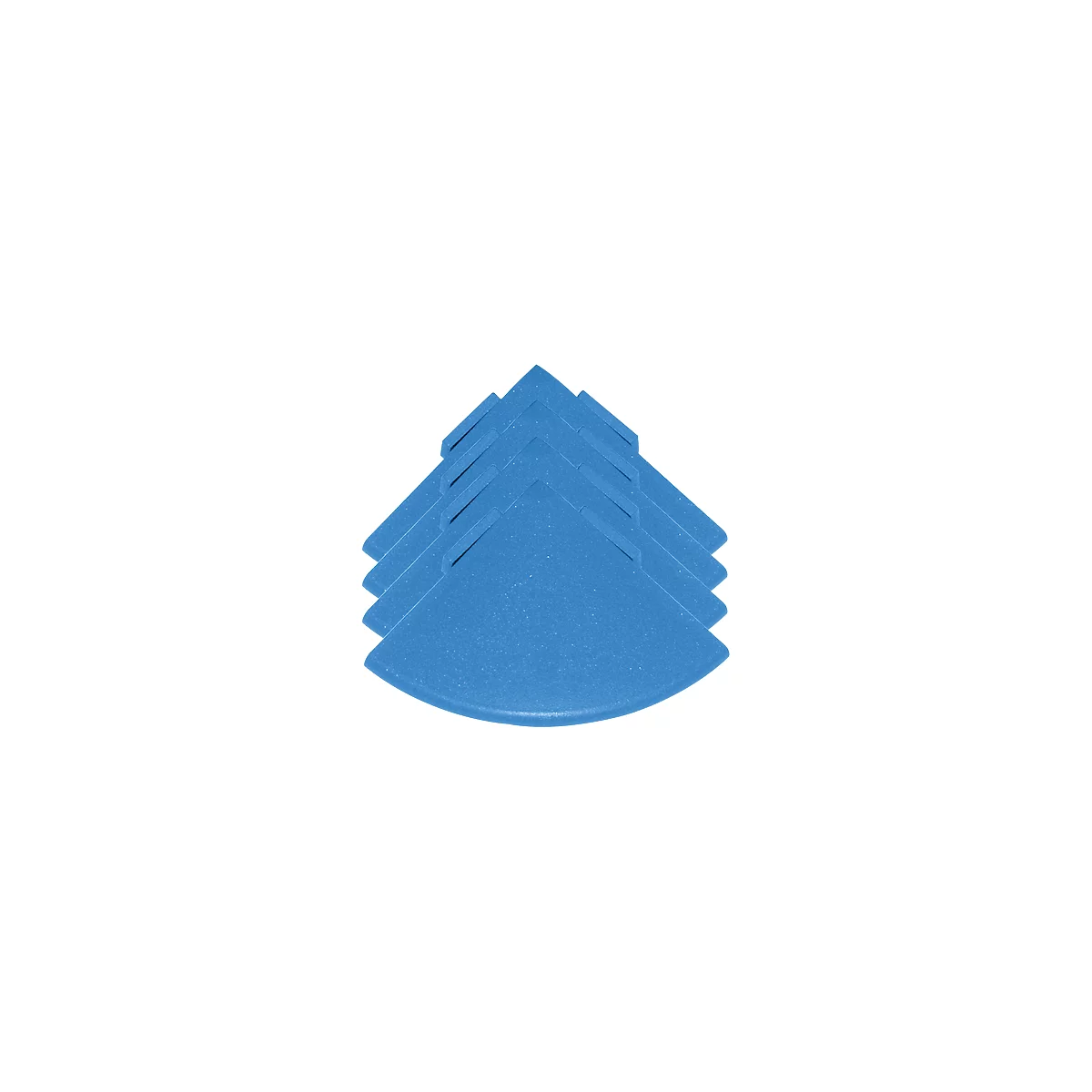 Hoeken voor vloerrooster Yoga Rost®, blauw, 4 stuks