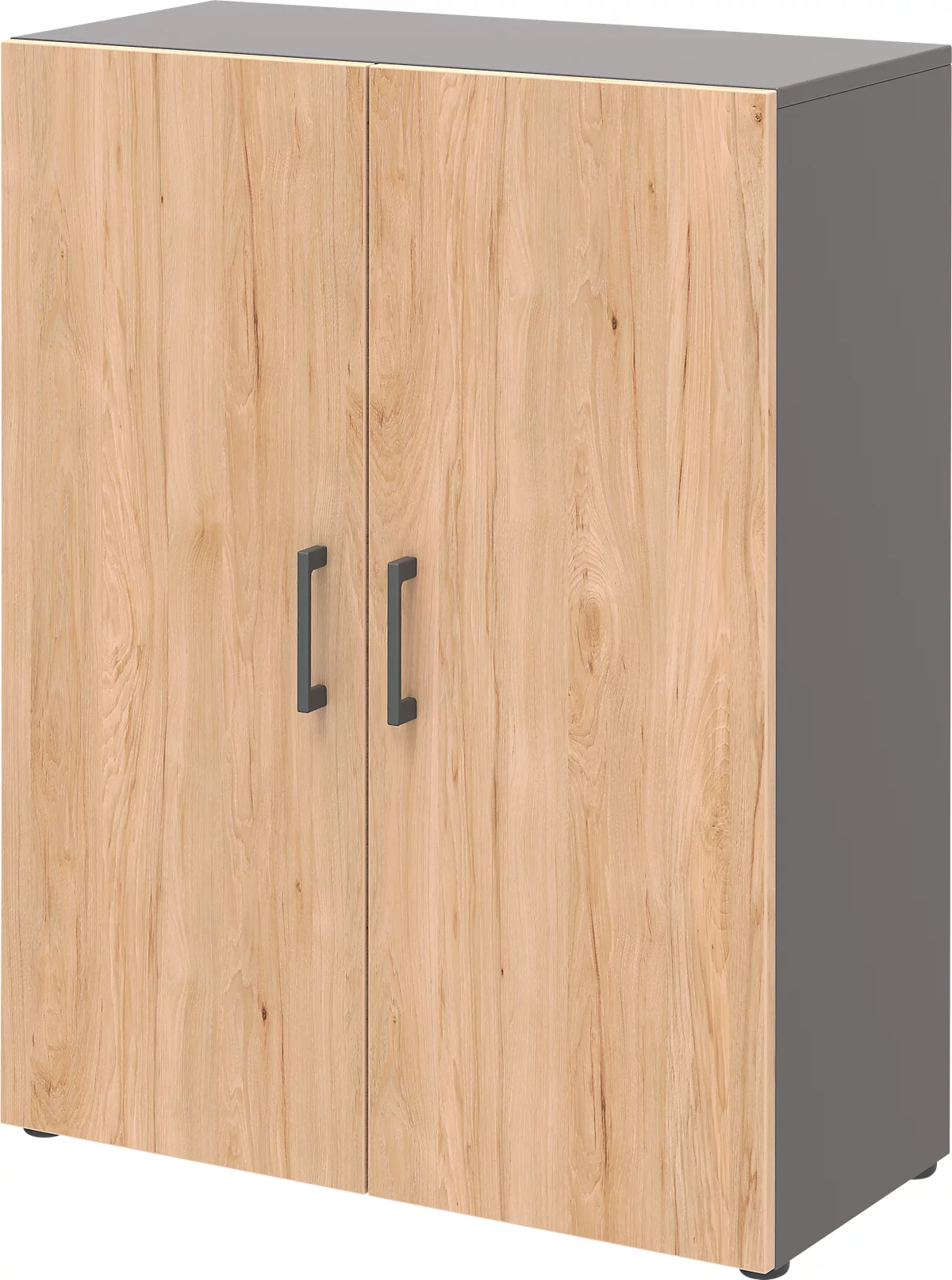 Home Office Aktenschrank TEMPIO, aus Holz, 2 Türen, 2/3 OH, B 800 x T 340 x  H 720/1070 mm, Farbauswahl günstig kaufen | Schäfer Shop | Aktenschränke