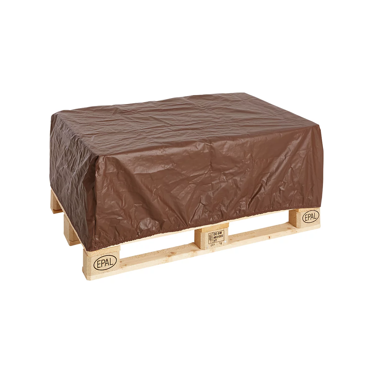 Housse pour europalettes, brun