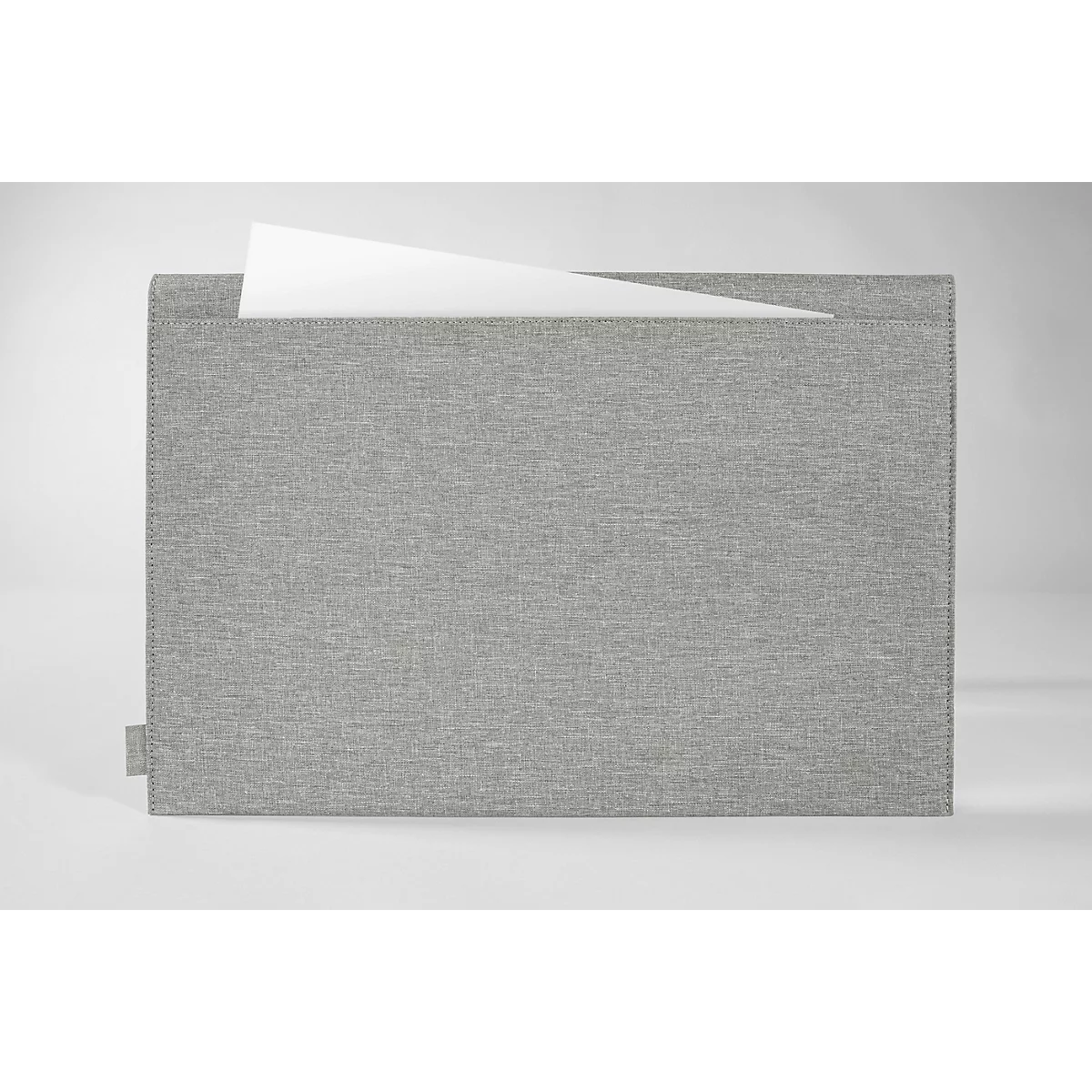 Housse Sigel pour ordinateur portable, taille M, pour 1 ordinateur portable jusqu'à 15,6″, RPET/feutre synthétique, gris clair
