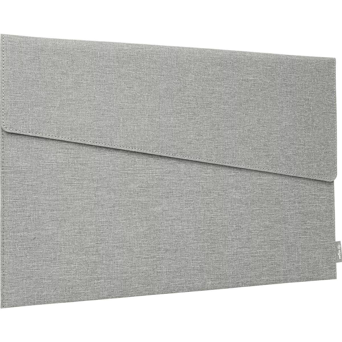 Housse Sigel pour ordinateur portable, taille M, pour 1 ordinateur portable jusqu'à 15,6″, RPET/feutre synthétique, gris clair