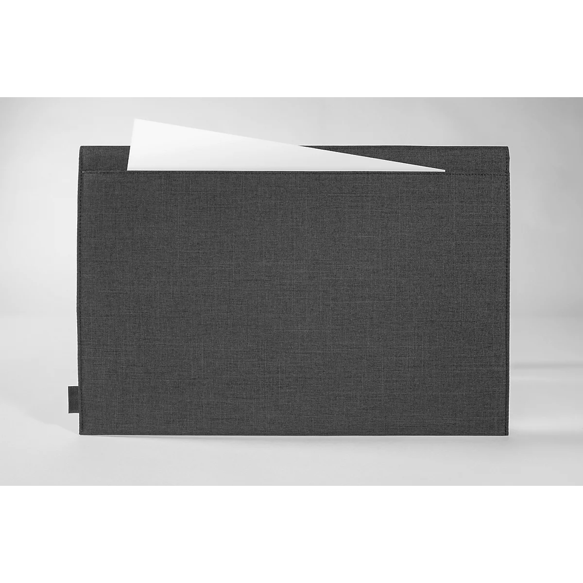 Housse Sigel pour ordinateur portable, taille M, pour 1 ordinateur portable jusqu'à 15,6″, RPET/feutre synthétique, gris foncé