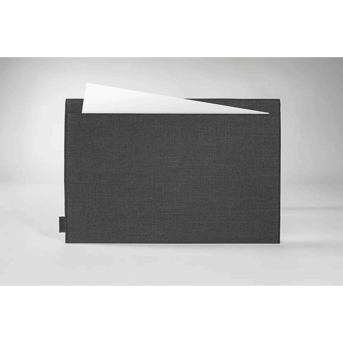 Housse Sigel pour ordinateur portable, taille S, pour 1 ordinateur portable jusqu'à 14″, RPET/feutre synthétique, gris foncé