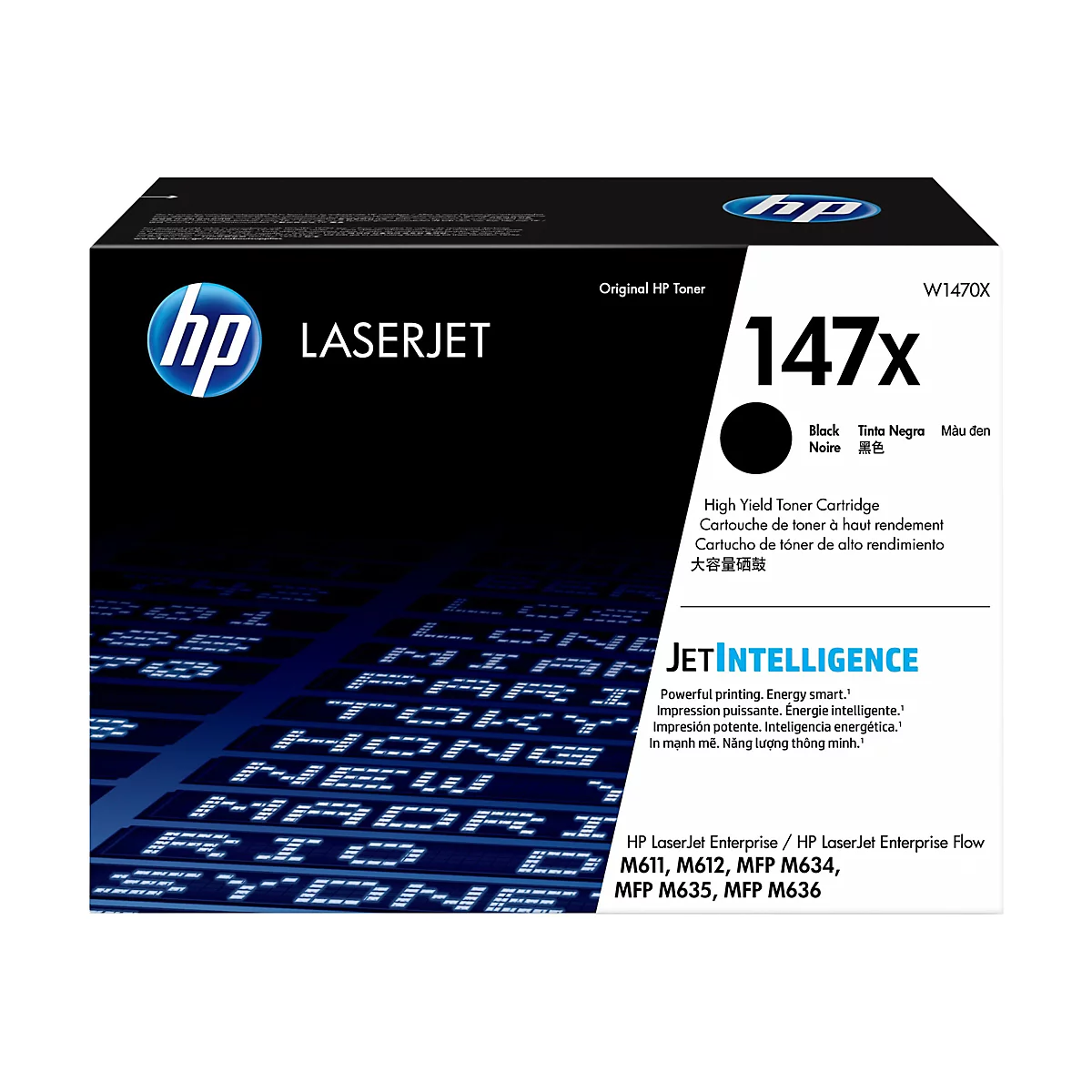 HP 147X - Hohe Ergiebigkeit - Schwarz - original - LaserJet - Tonerpatrone (W1470X)