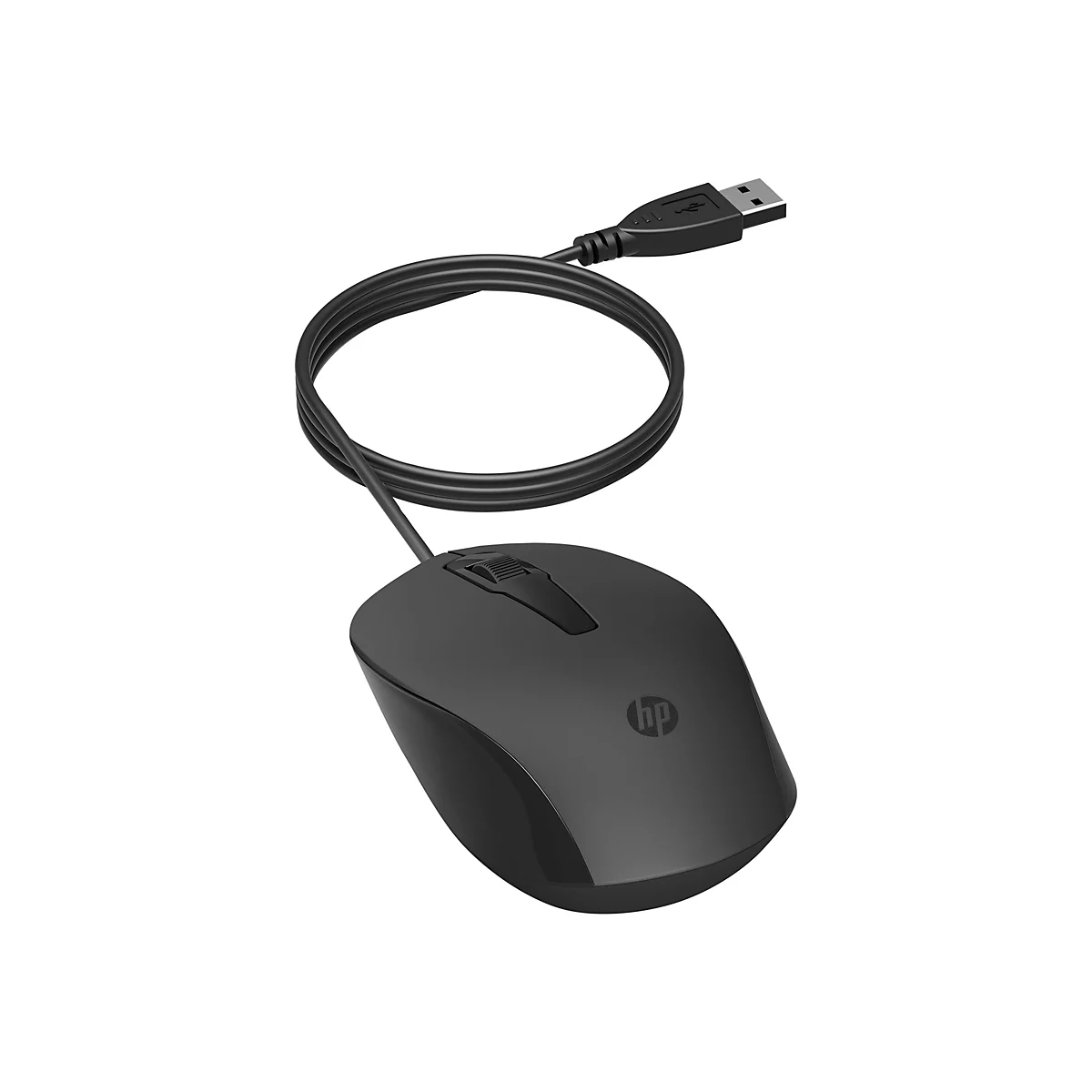 HP 150 - Maus - rechts- und linkshändig - optisch - kabelgebunden - USB