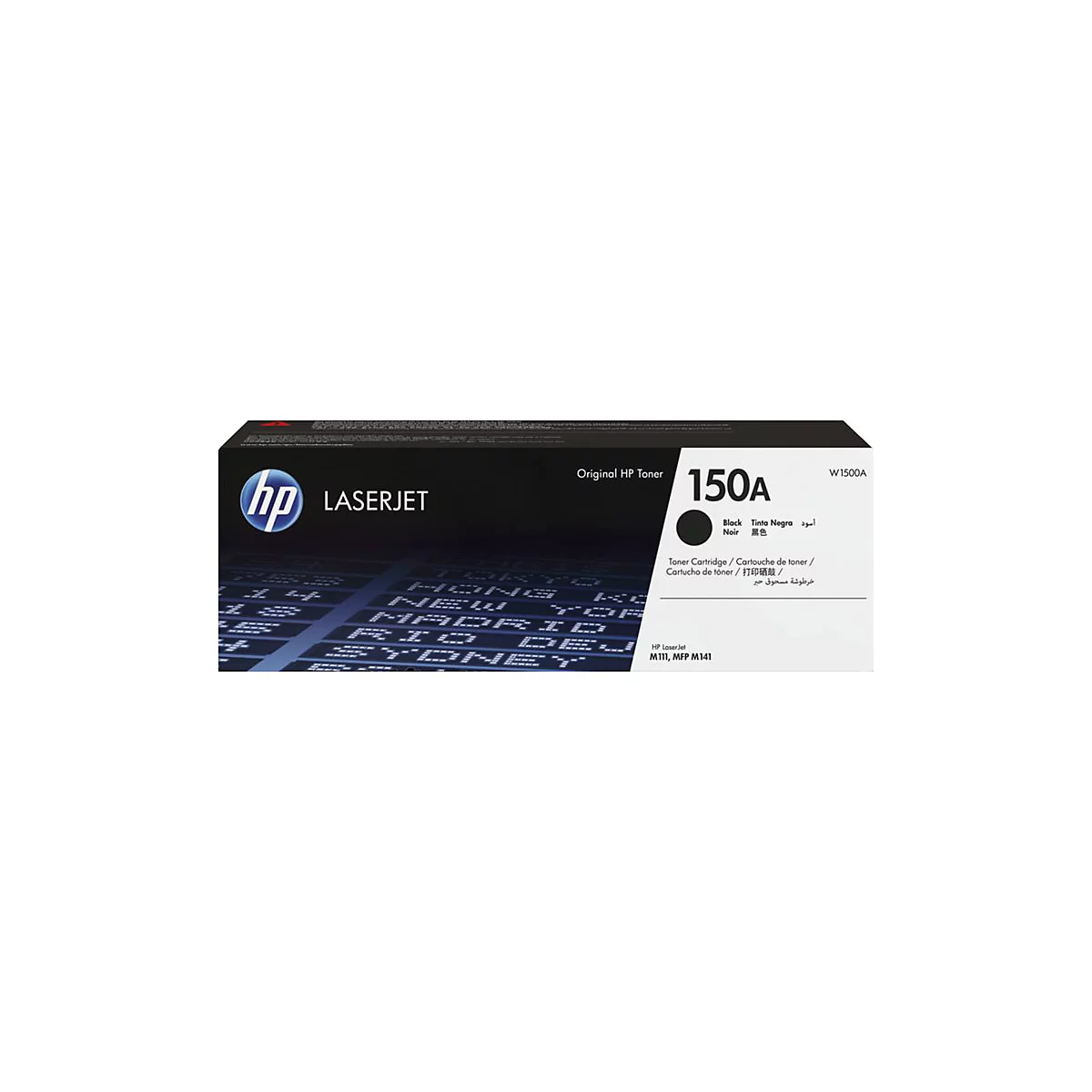 HP 150A - Schwarz - original - LaserJet - Tonerpatrone (W1500A) - für LaserJet M1120 MFP, M1120n MFP, MFP M139we