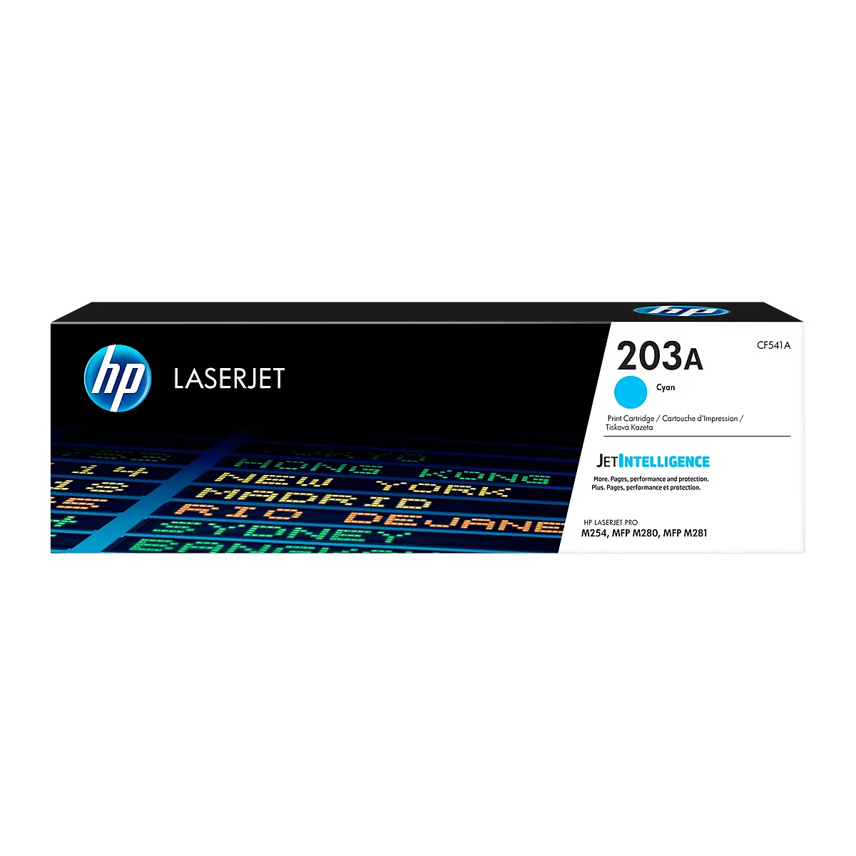 HP 203A Color LaserJet CF541A Toner cyan, original