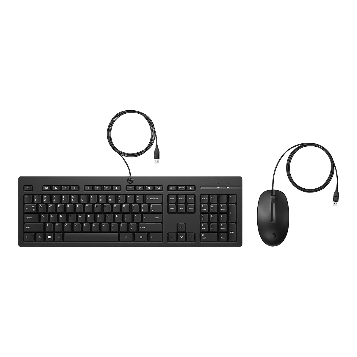 HP 225 - Tastatur-und-Maus-Set - USB - Deutsch - für HP 34; Laptop 15; Pro Mobile Thin Client mt440 G3; ZBook Power G9, Studio G9