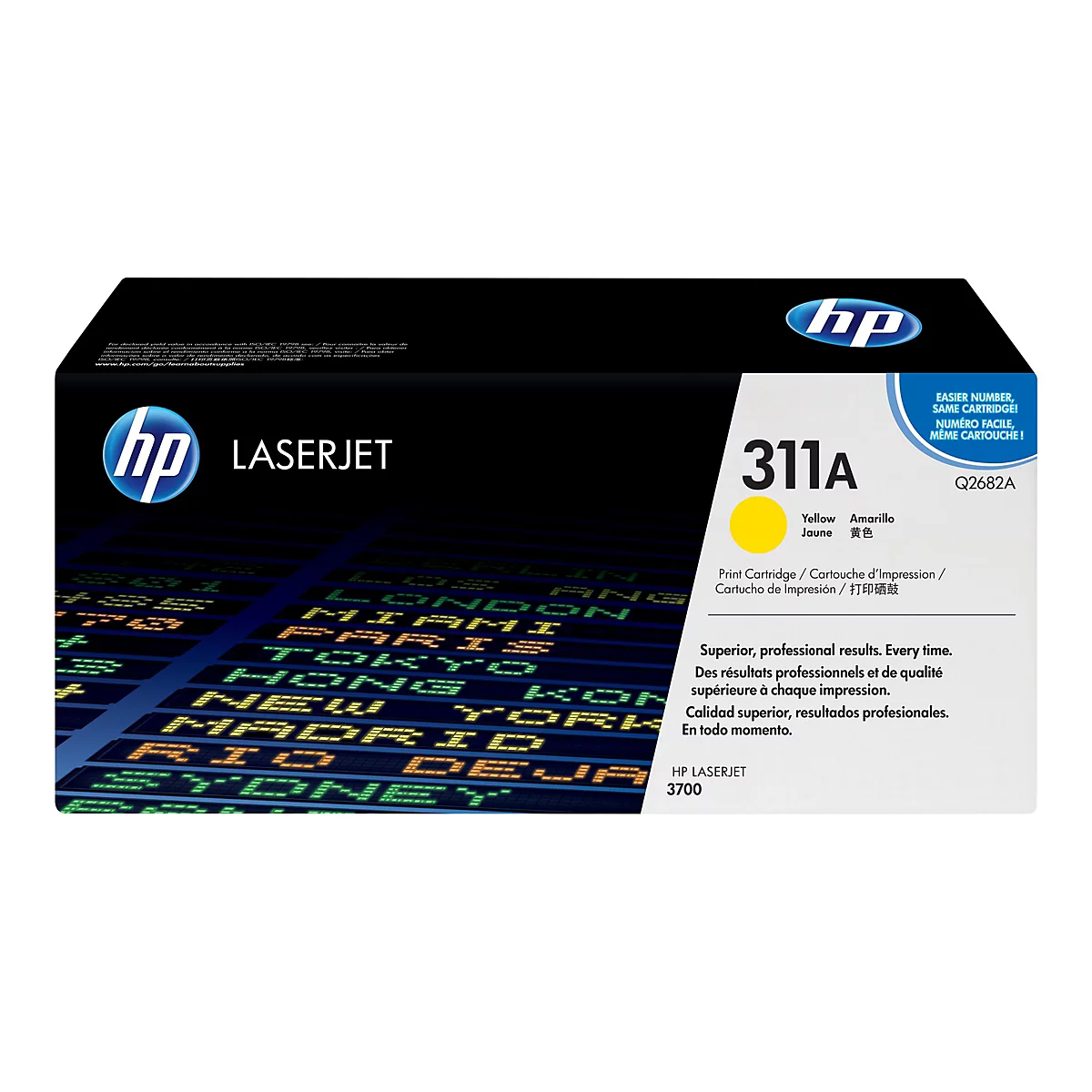 HP 311A - Gelb - original - LaserJet - Tonerpatrone (Q2682A) - für Color LaserJet 3700, 3700d, 3700dn, 3700dtn, 3700n