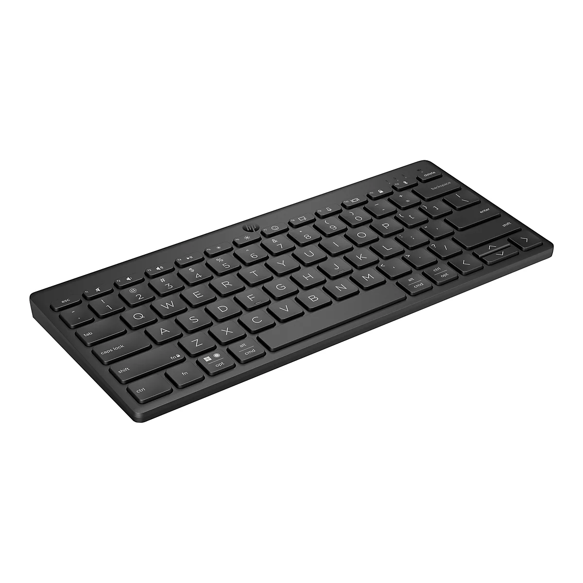 HP 350 Compact Multi-Device - Tastatur - kabellos - Bluetooth 5.2 - Deutsch - Schwarz